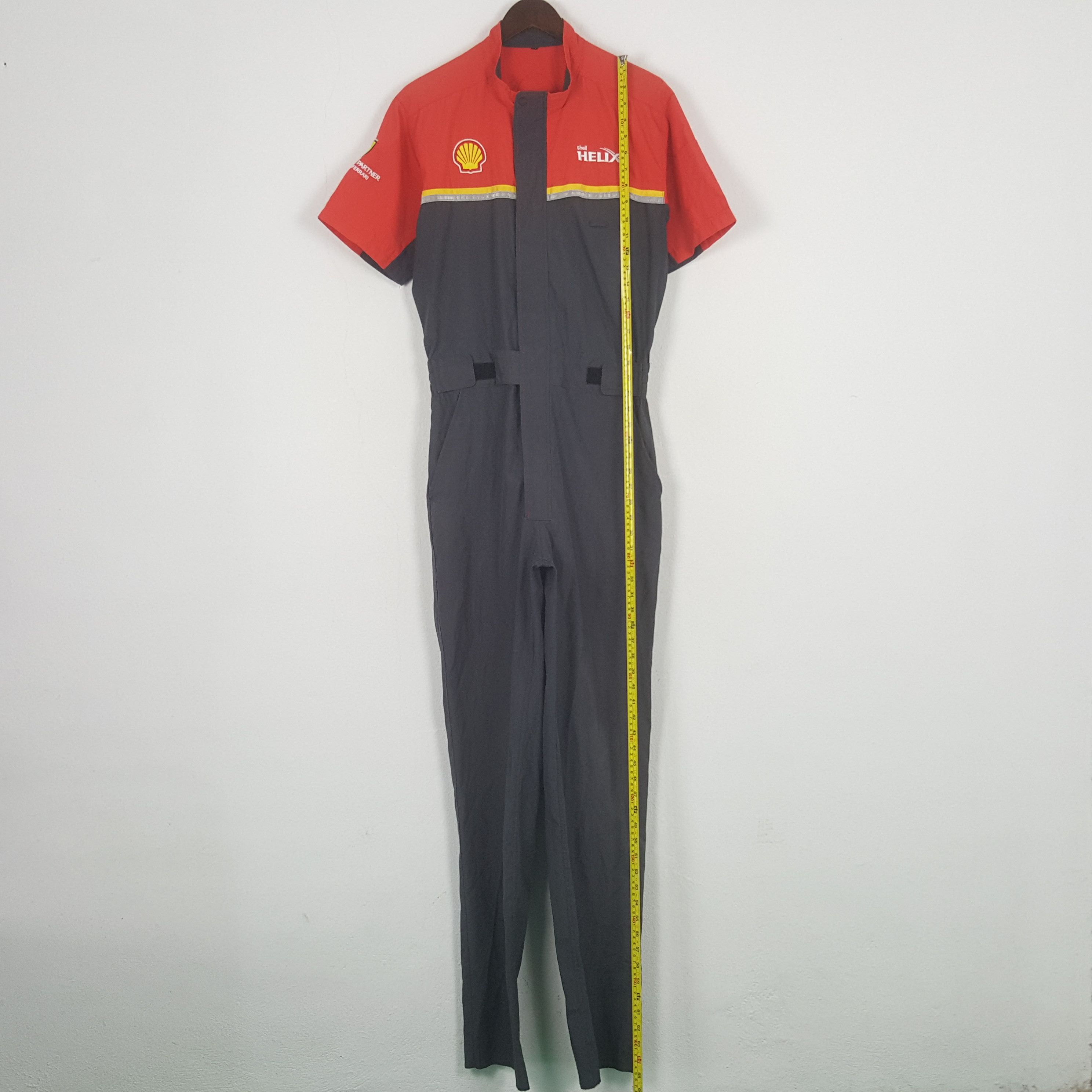 Sports Specialties Vintage Shell Helix x Ferrari Coverall Jumpsuit Jacket Size US M / EU 48-50 / 2 - 4 Thumbnail