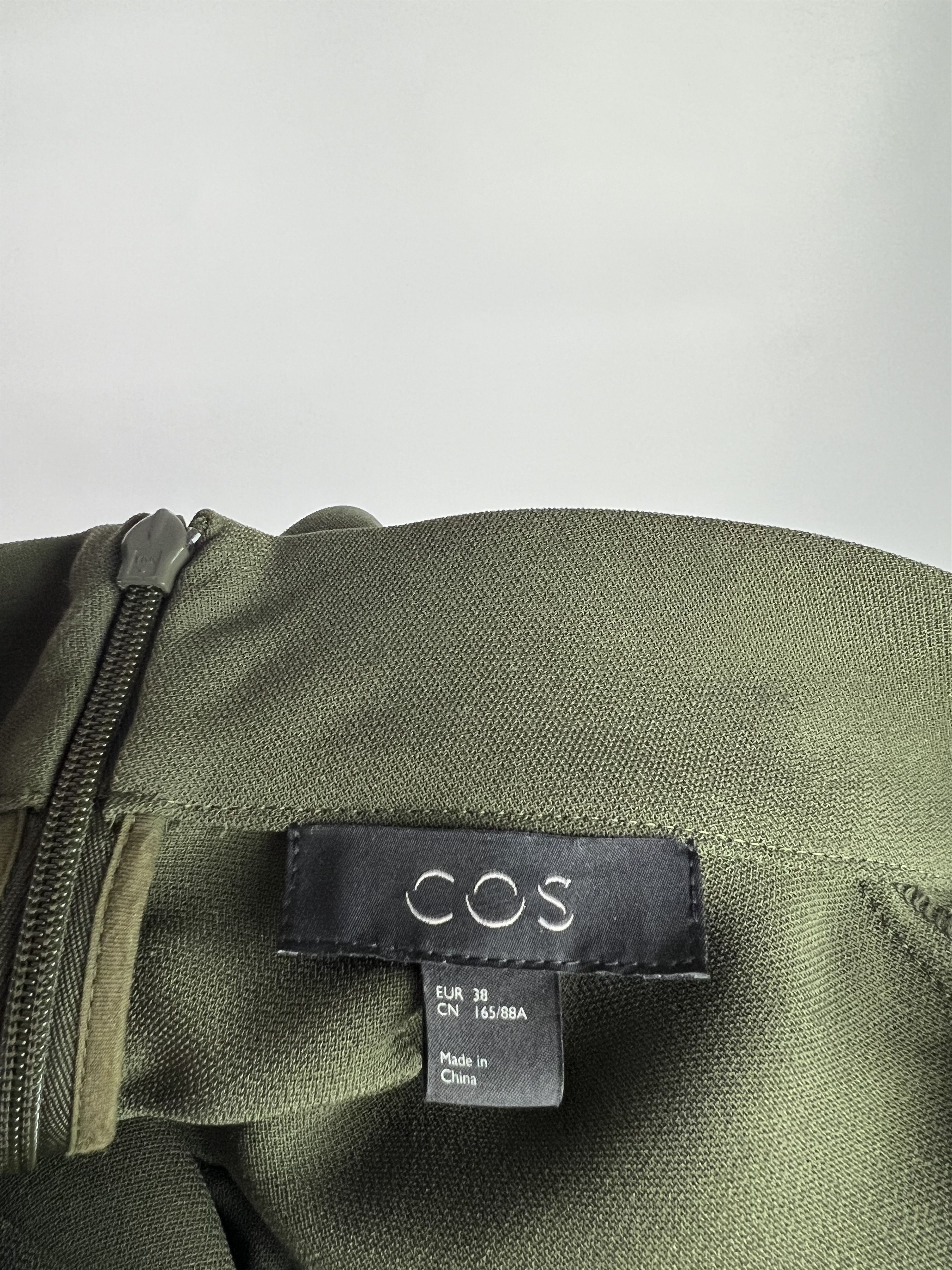 Cos COS Green Sleeveless Midi Dress Size EU38 Size M / US 6-8 / IT 42-44 - 4 Thumbnail