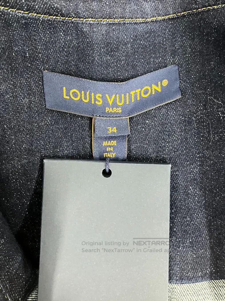 Louis Vuitton Louis Vuitton Luggage tag embellished denim jacket Size XXS / US 00 / IT 34 - 4 Thumbnail