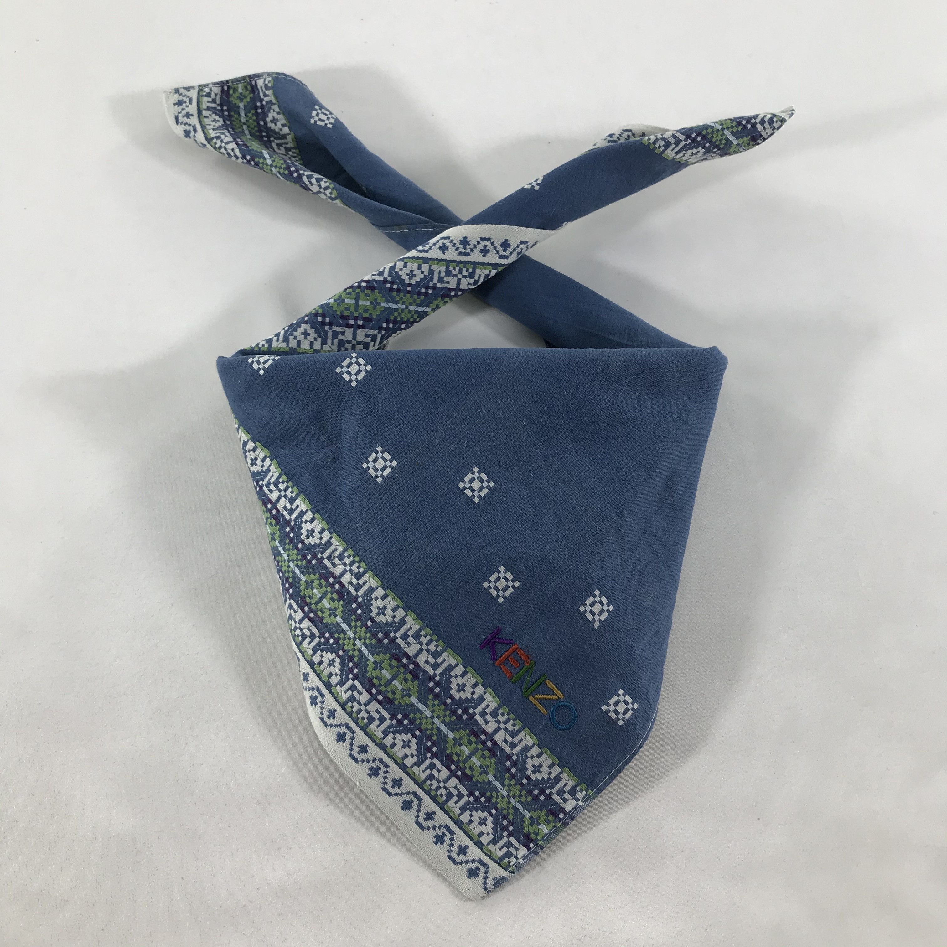 Kenzo × Vintage Kenzo Bandana / Handkerchief / Neckerchief - S1879 Size ONE SIZE - 3 Thumbnail