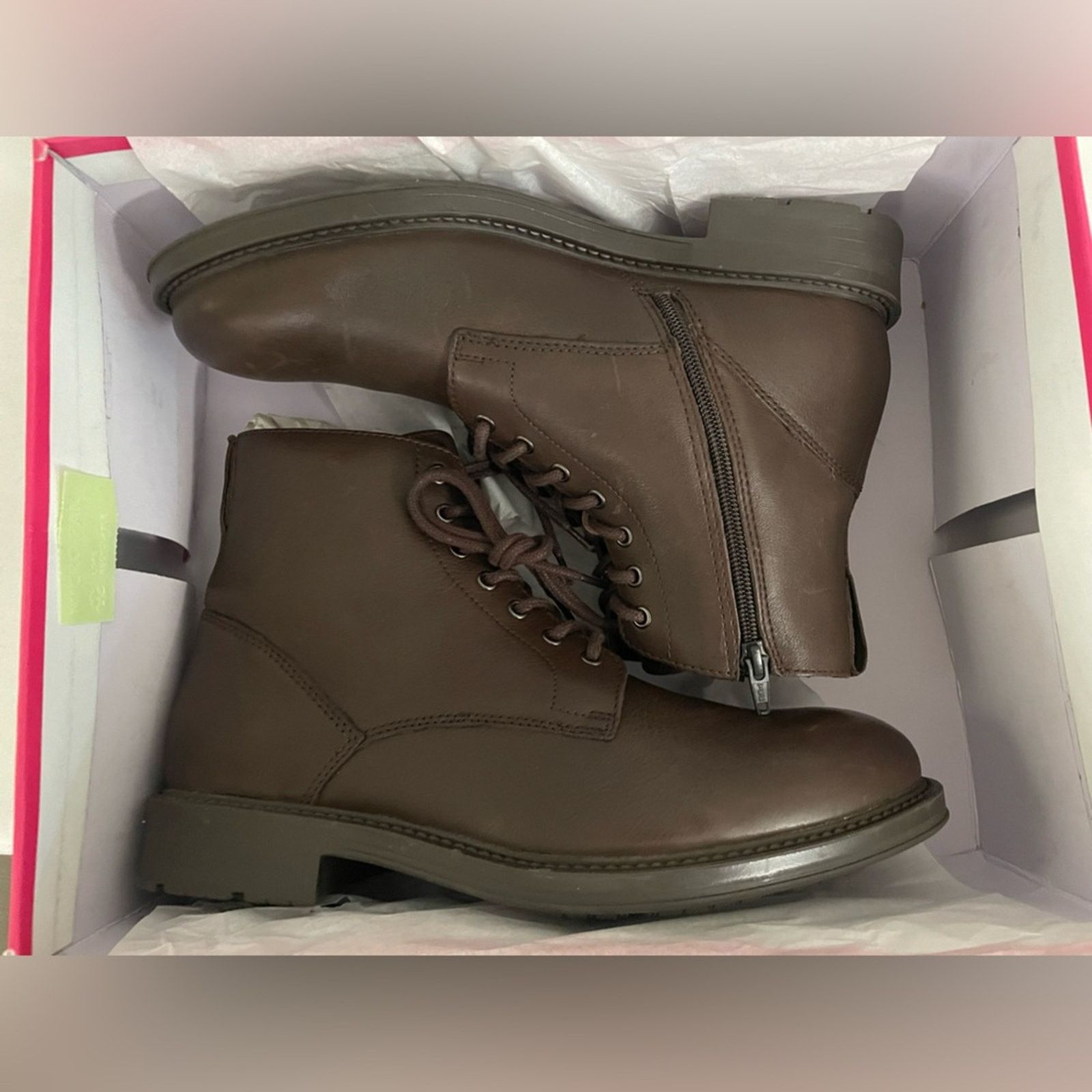 Vince Camuto Vince Camuto Langston Leather Lace Up Boot w/ zipper Mens 9 Size US 9 / EU 42 - 9 Thumbnail