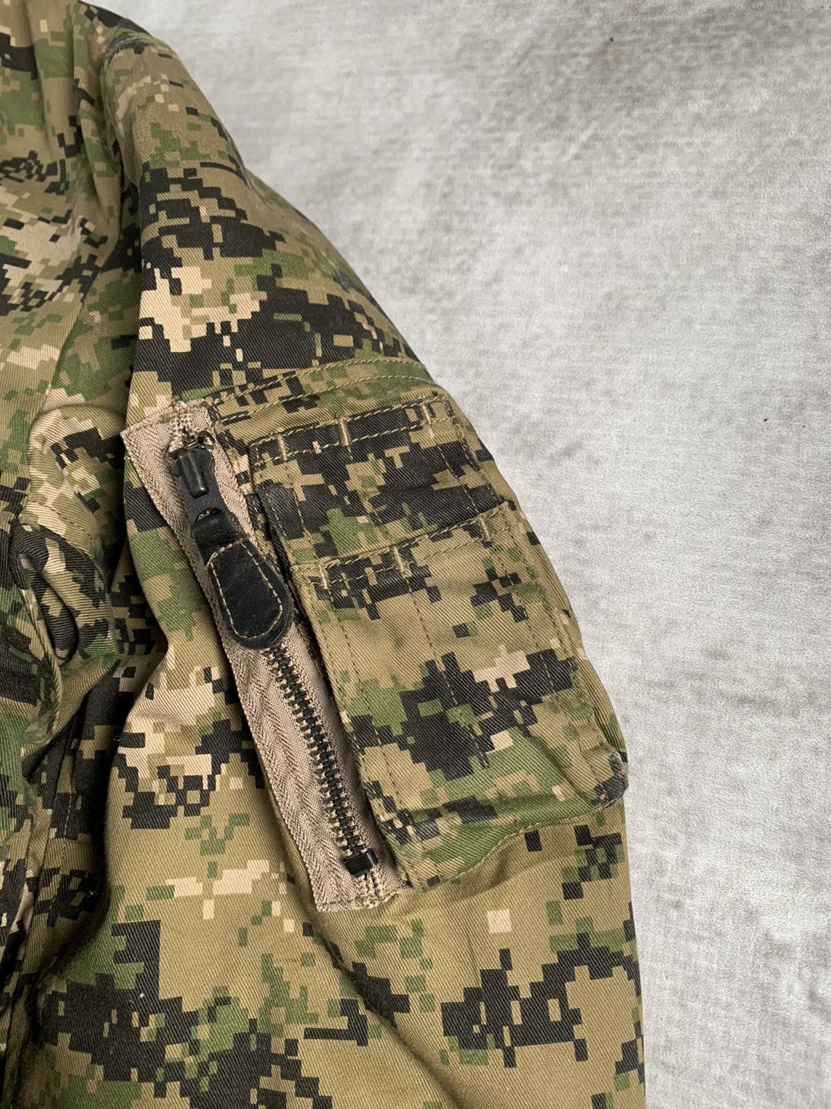 90s Cab clothing MA-1 military jacket