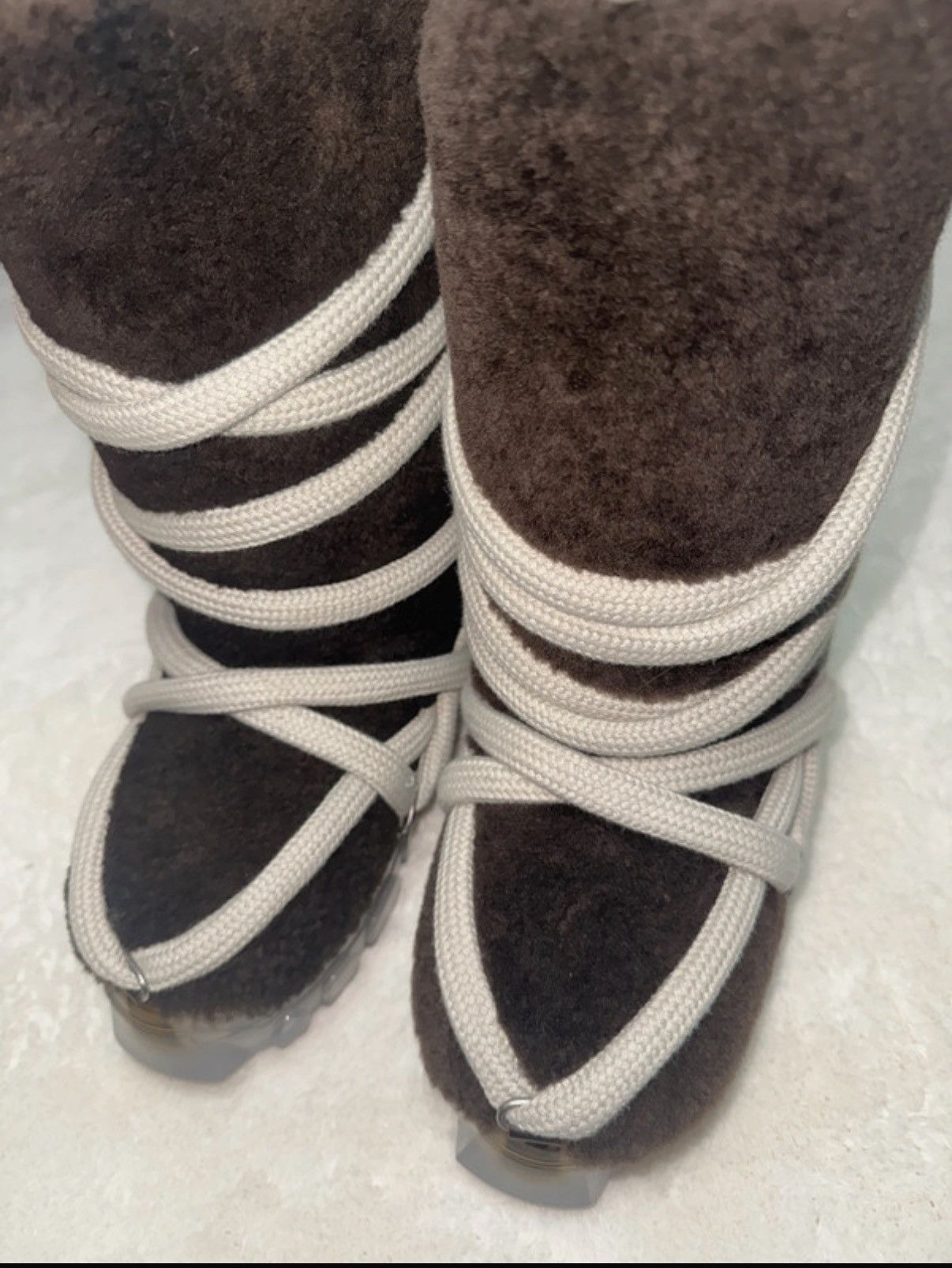 Rick Owens Rick Owens Lunar Boots Brown Size US 5 / IT 35 - 7 Thumbnail