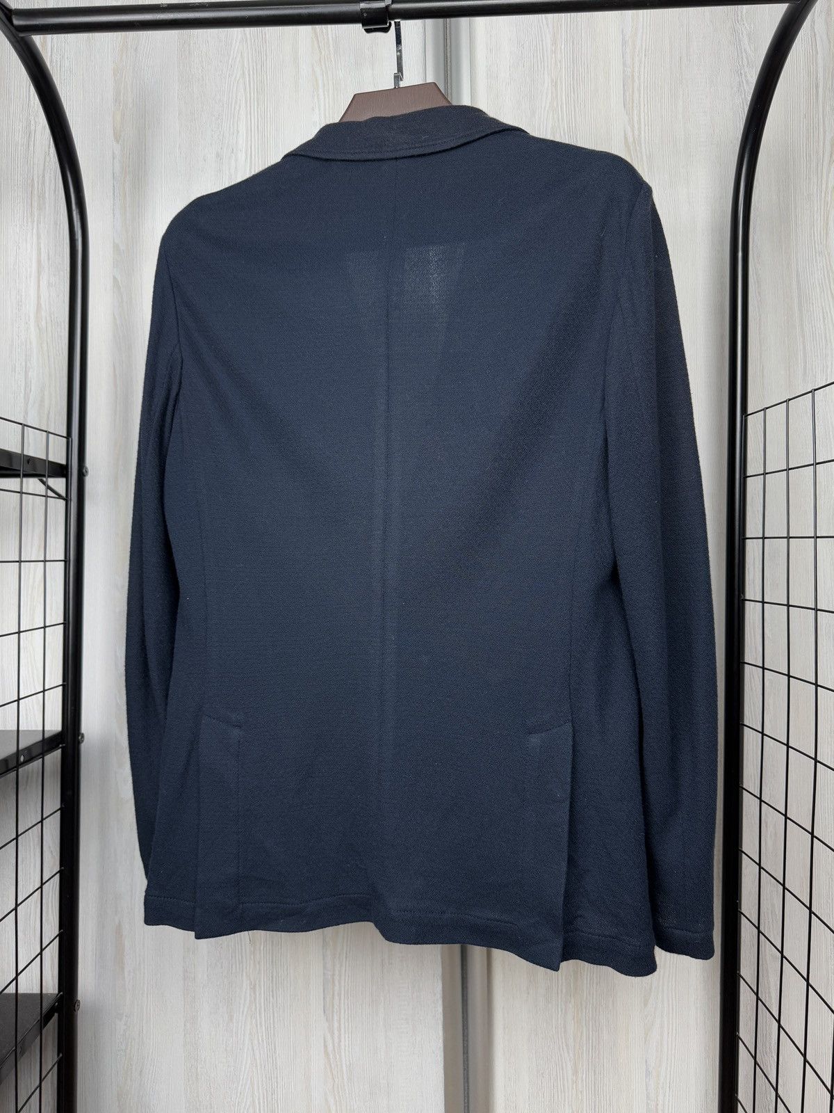 Altea Altea Milano navy blue lightweight unlined cardigan blazer Size 40R - 8 Thumbnail