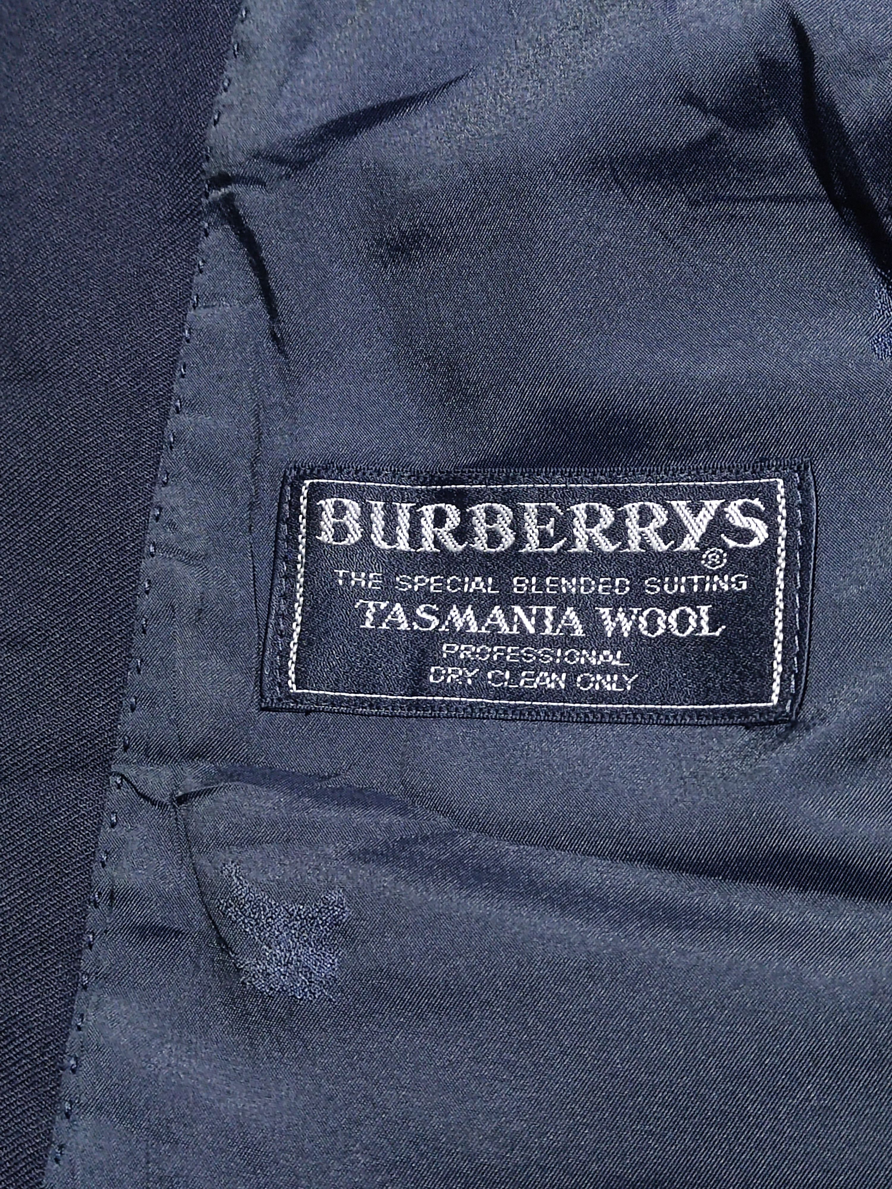 Burberry Prorsum Vintage Burberrys Tasmania Wool Knight Gold Button Blazer Size 40S - 16 Thumbnail