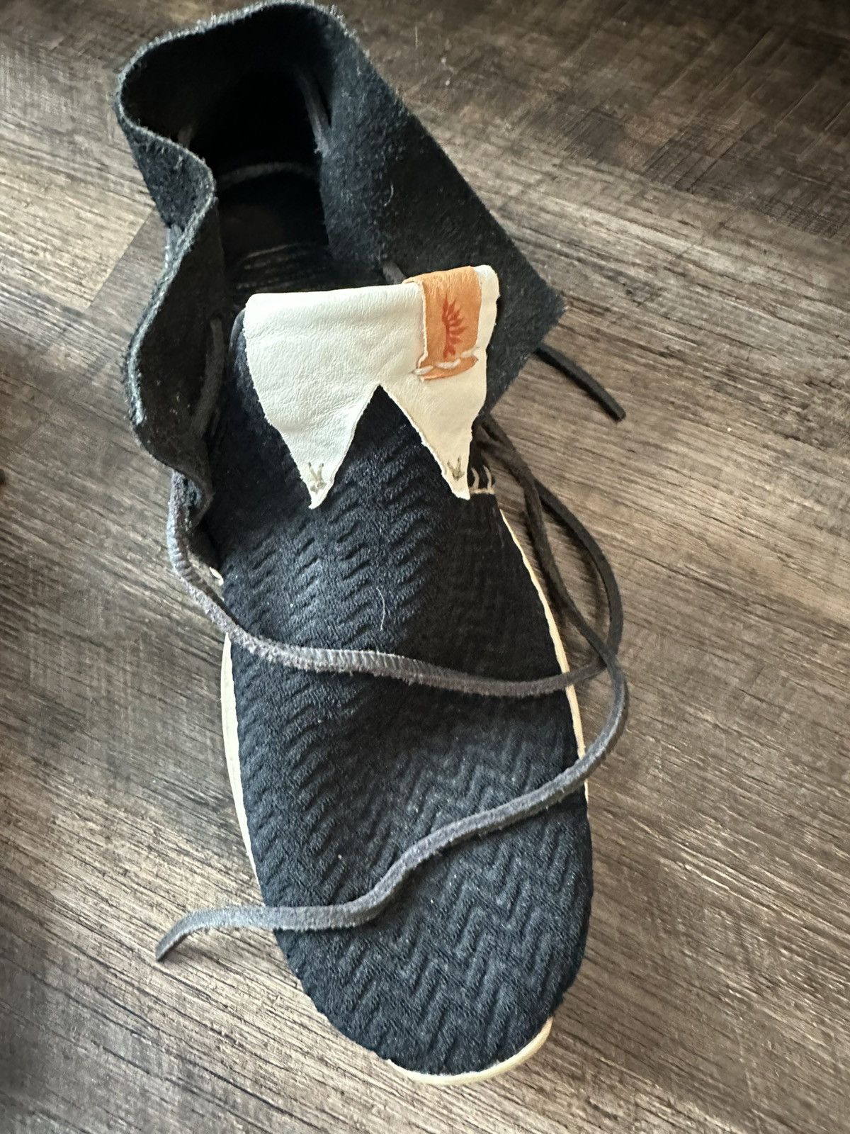Visvim Visvim Huron Mesh Moc Folk 10.5 Black Size US 10.5 / EU 43-44 - 3 Thumbnail