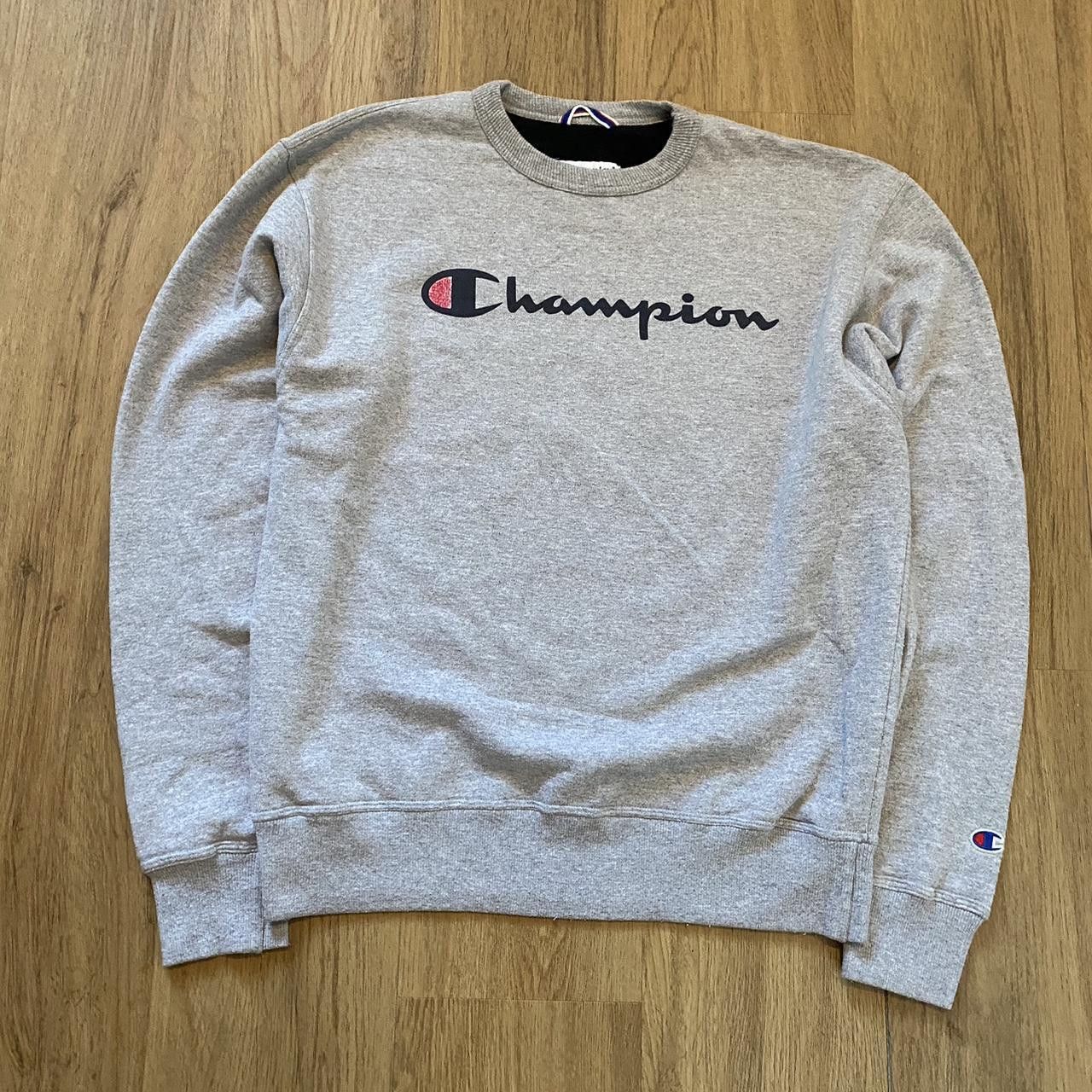 Champion Grey Champion crewneck sweatshirt Streetwear Size US M / EU 48-50 / 2 - 1 Thumbnail