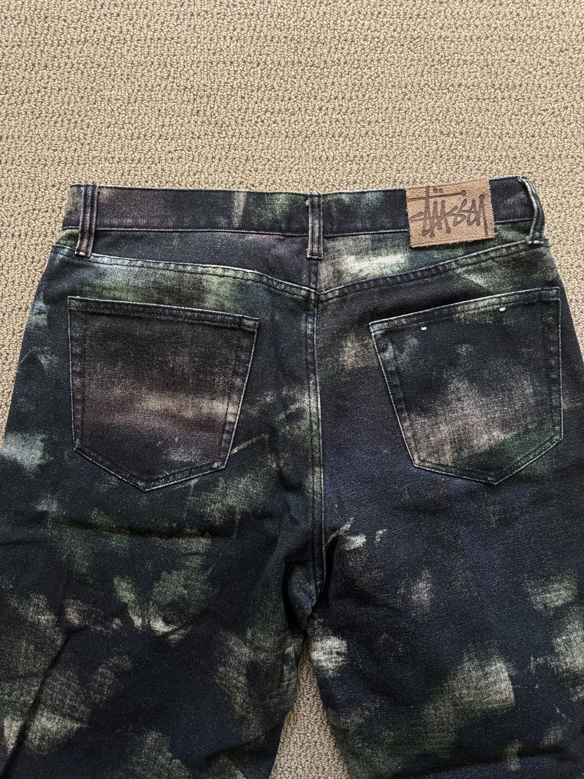 Stussy Stussy Big Ol’ Jeans Multicolor Tye Dye Size US 32 / EU 48 - 7 Thumbnail