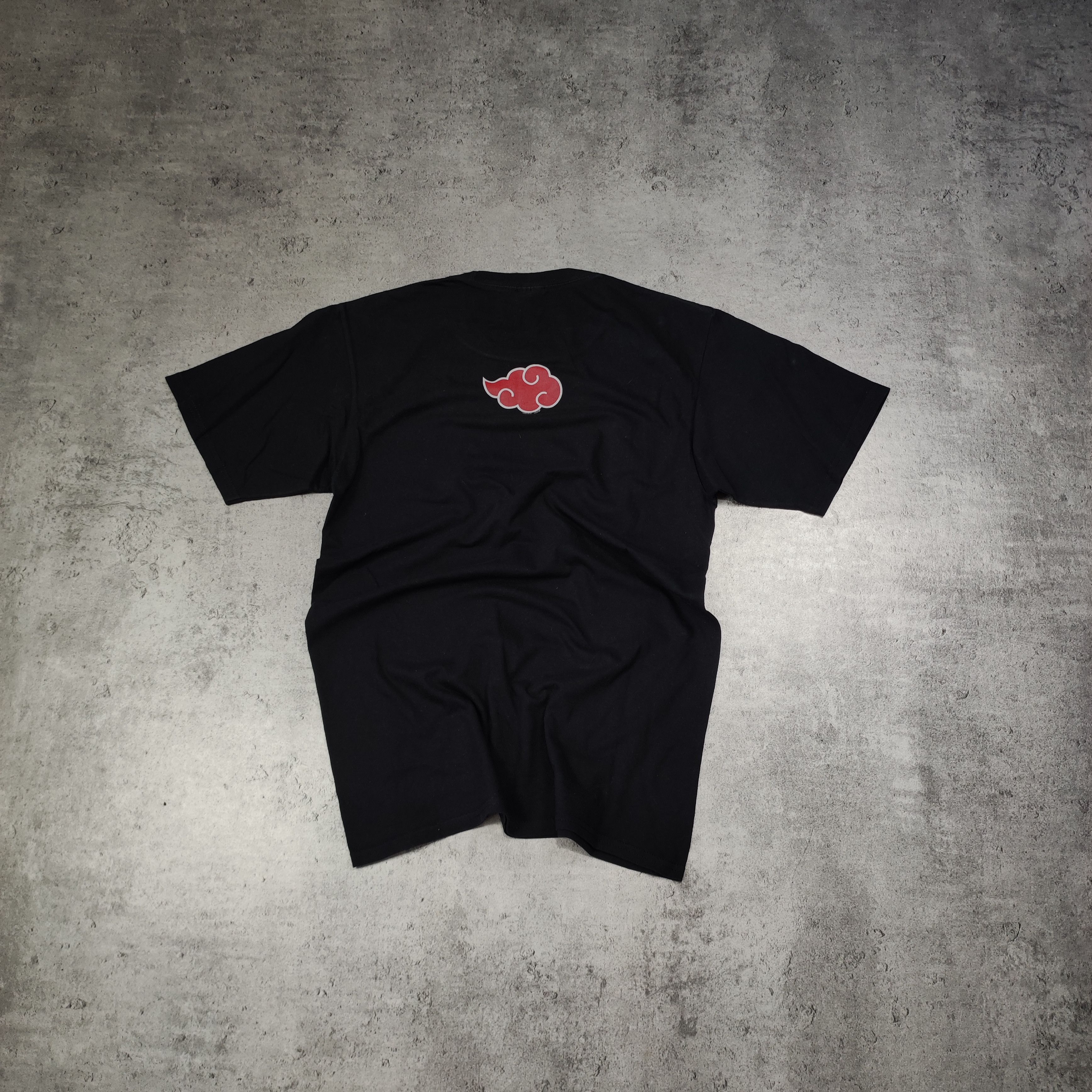 image of Vintage OG 2007 Akatsuki Naruto Merch Promo Tee in Black, Men's (Size Small)