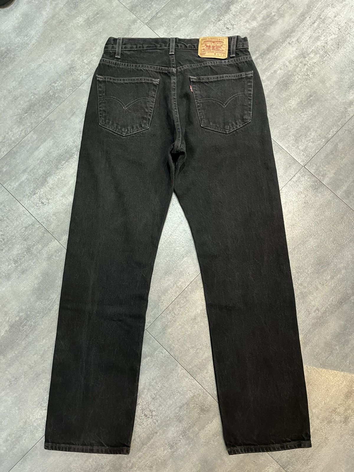 Levi's Vintage Clothing Leiv’s 505 Mexico Black Denim Size US 32 / EU 48 - 2 Thumbnail
