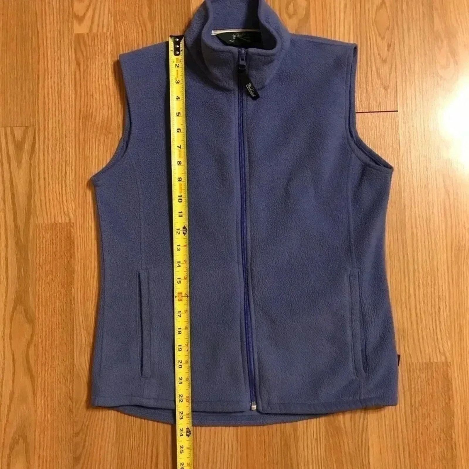 Woolrich Woolen Mills Woolrich Vest Purple Fleece Zip Up Women’s Size Small Size S / US 4 / IT 40 - 8 Thumbnail