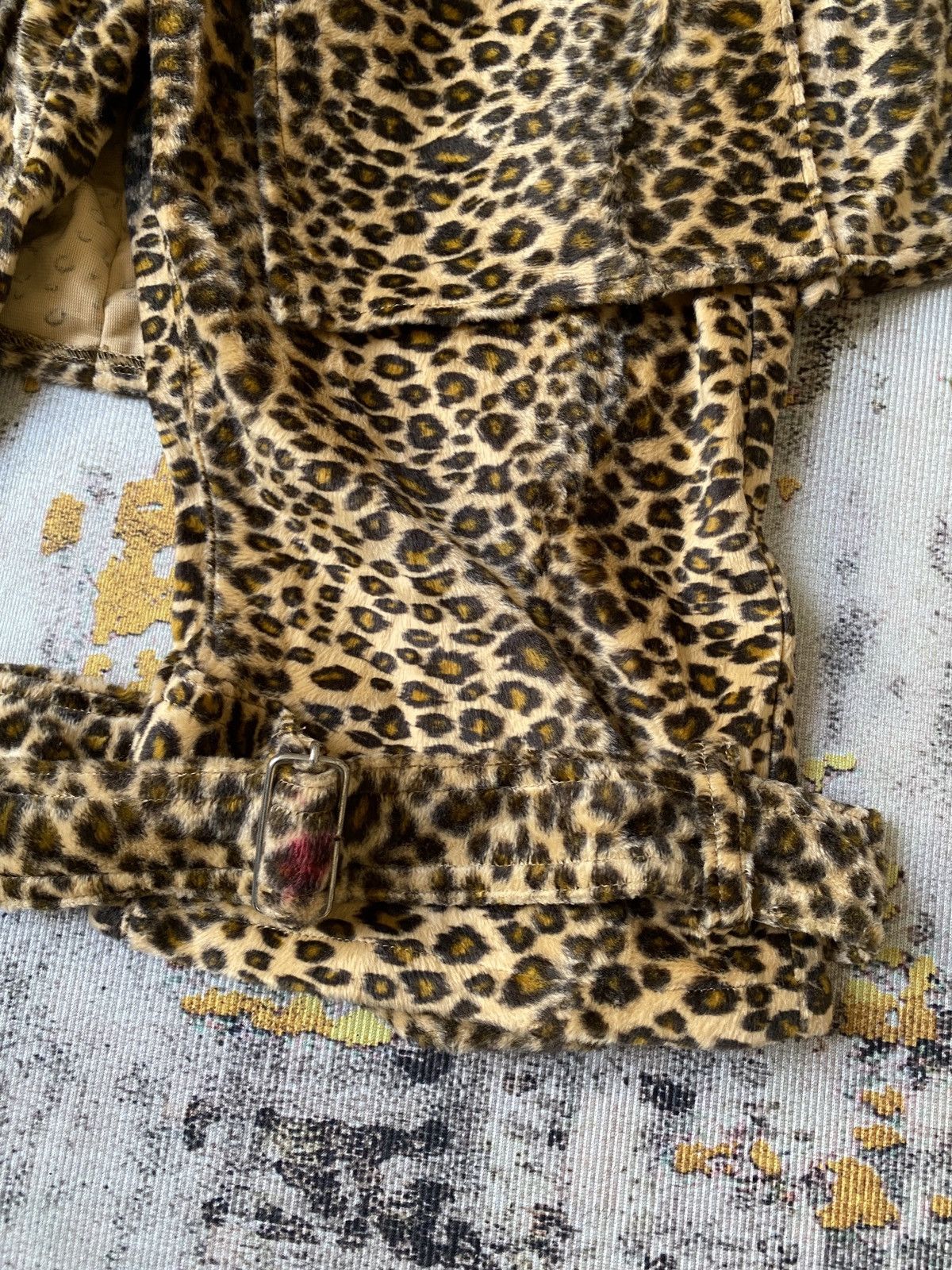 Japanese Brand Vintage Super Love’r Rock Japan Punk Velvet Leopard Bondage Size US 26 / EU 42 - 10 Thumbnail