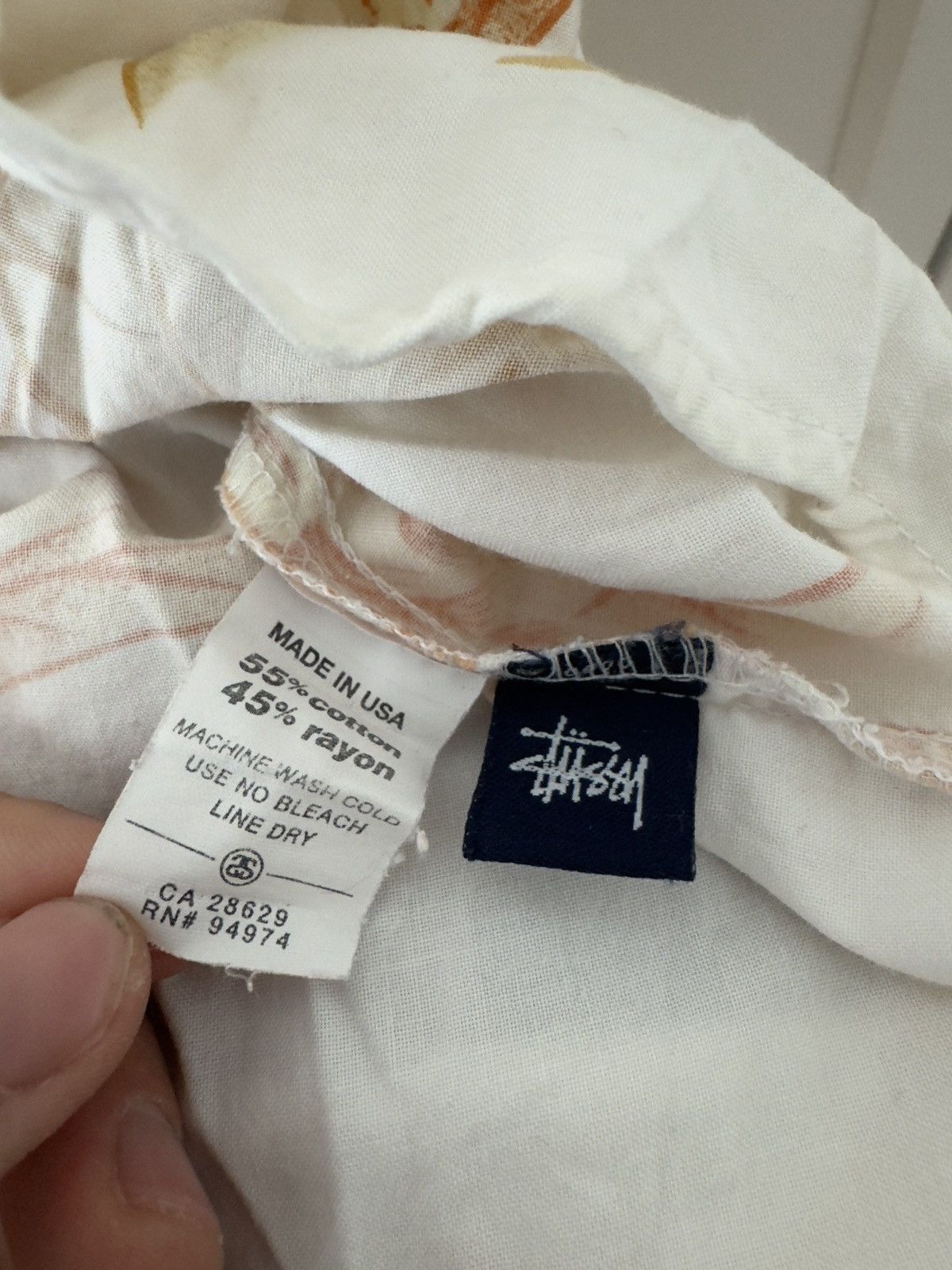 Stussy Stussy shirt with flowers Hawaii style summer vintage 90s Size US M / EU 48-50 / 2 - 6 Thumbnail
