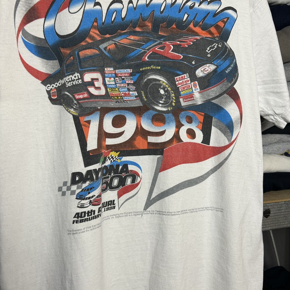 NASCAR Vintage Nascar Daytona 500 racing 1998 rare tee size L Size US L / EU 52-54 / 3 - 3 Thumbnail