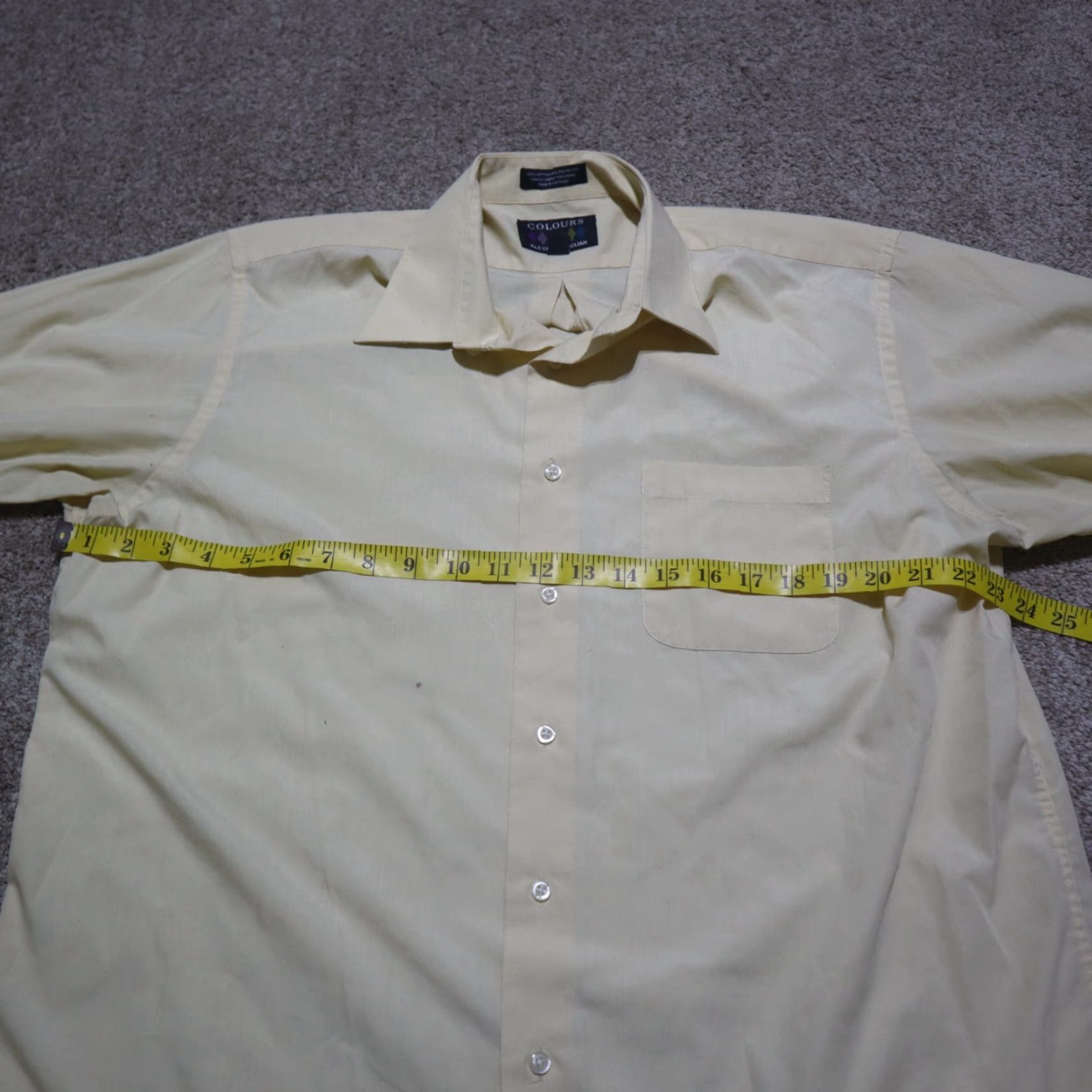 Alexander Julian Alexander Julian Shirt Men L Yellow long sleeve cotton Size US L / EU 52-54 / 3 - 4 Thumbnail