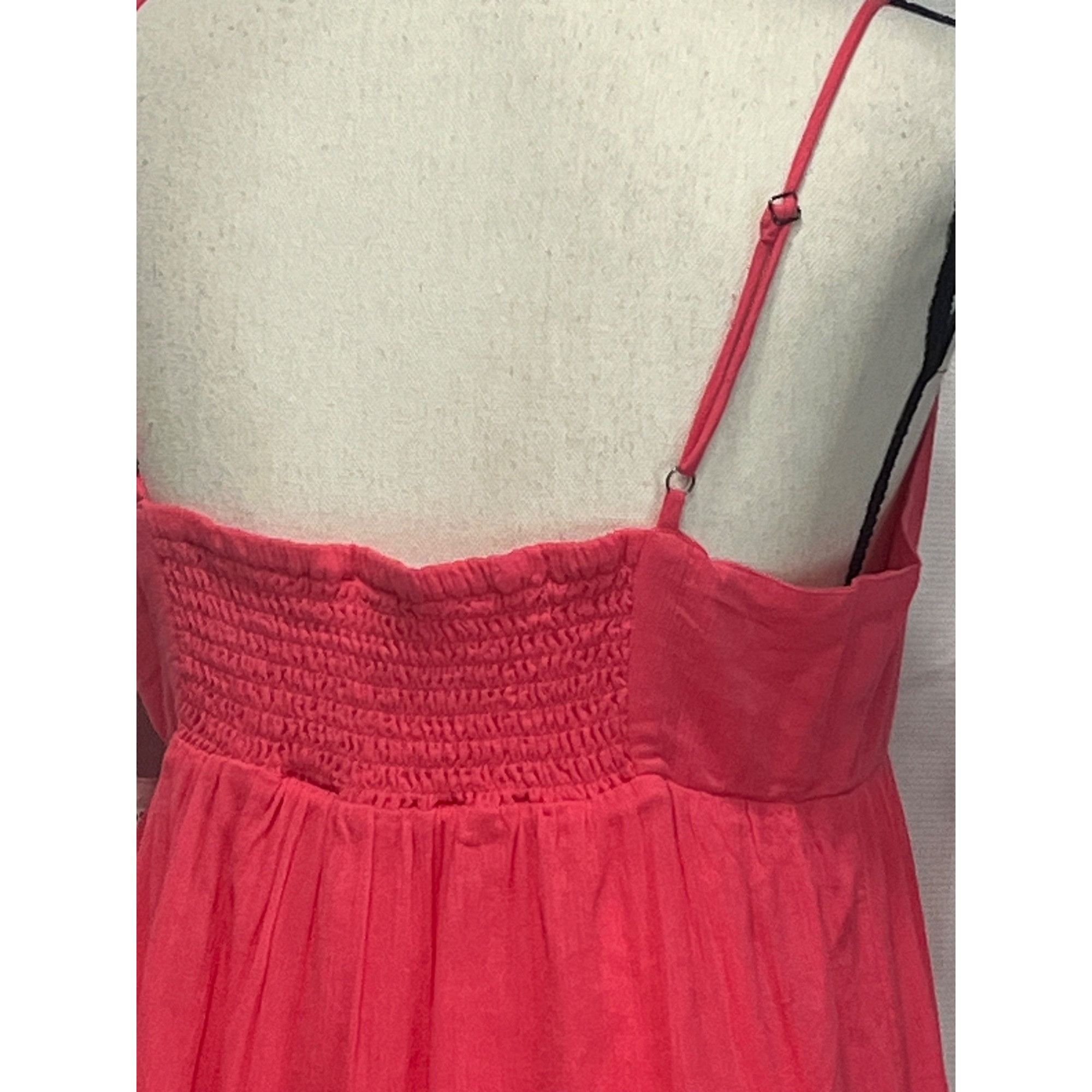 Other Bp Junior's Floral Tiered Cotton Babydoll Dress In Pink Mul Size M / US 6-8 / IT 42-44 - 9 Thumbnail