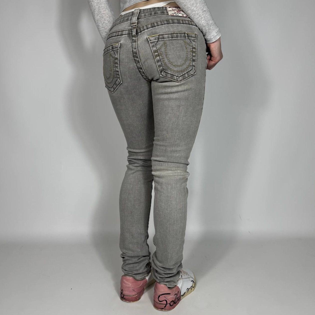 True Religion Vintage Y2K True Religion Japanese Chief Style Jeans Size 29" - 1 Thumbnail