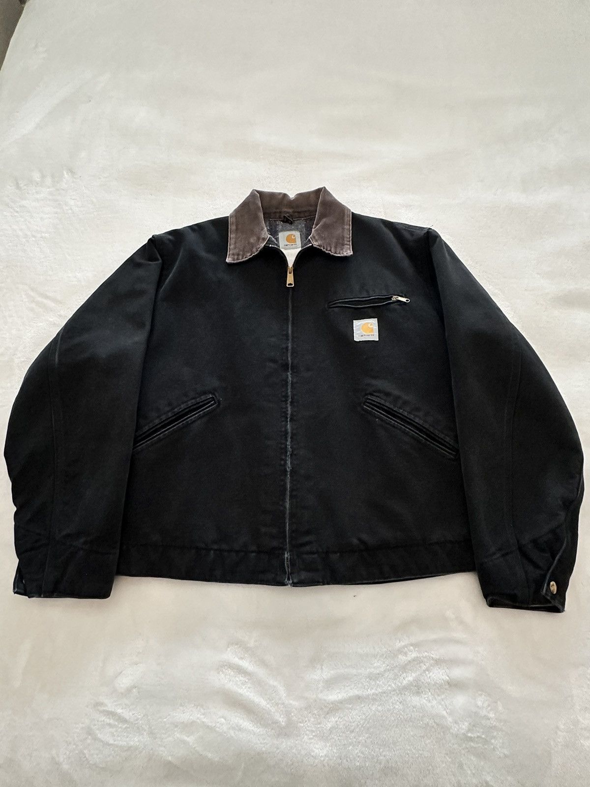 image of Carhartt Detroit Jacket Black M, Men's (Size Medium)