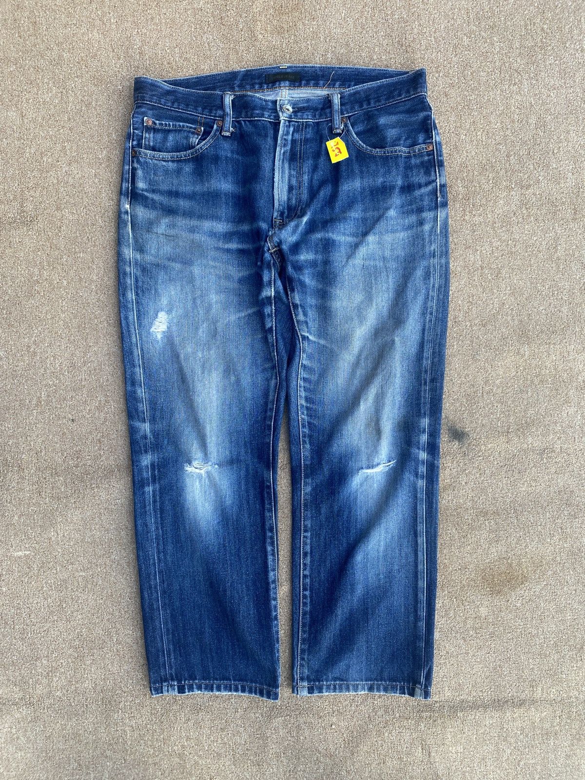Jun Takahashi × Uniqlo Vintage uniqlo regular cut denim Size US 35 - 2 Thumbnail