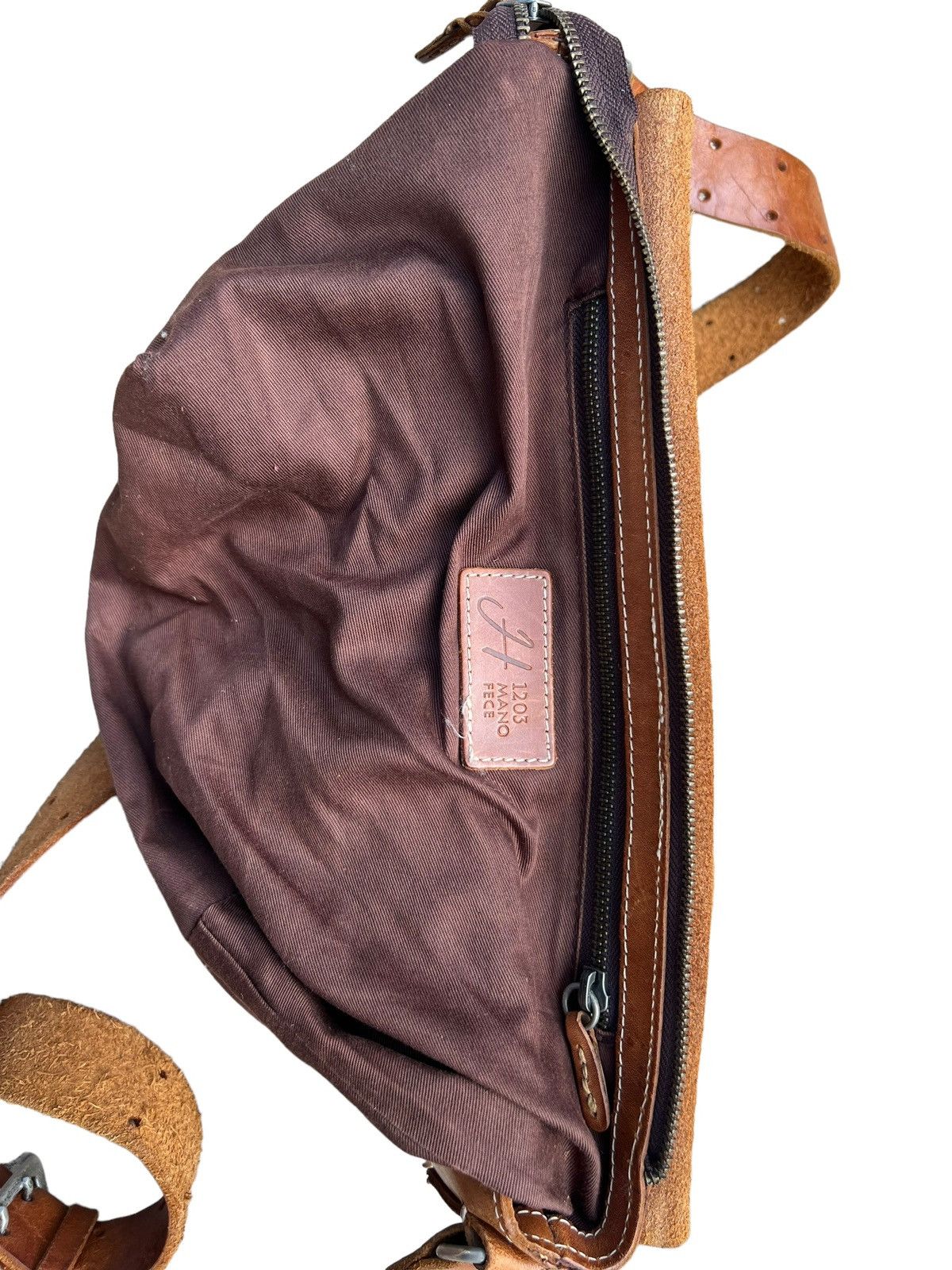 Leather H 1203 Mano Fece Japan Patina Leather Bag Size ONE SIZE - 21 Thumbnail