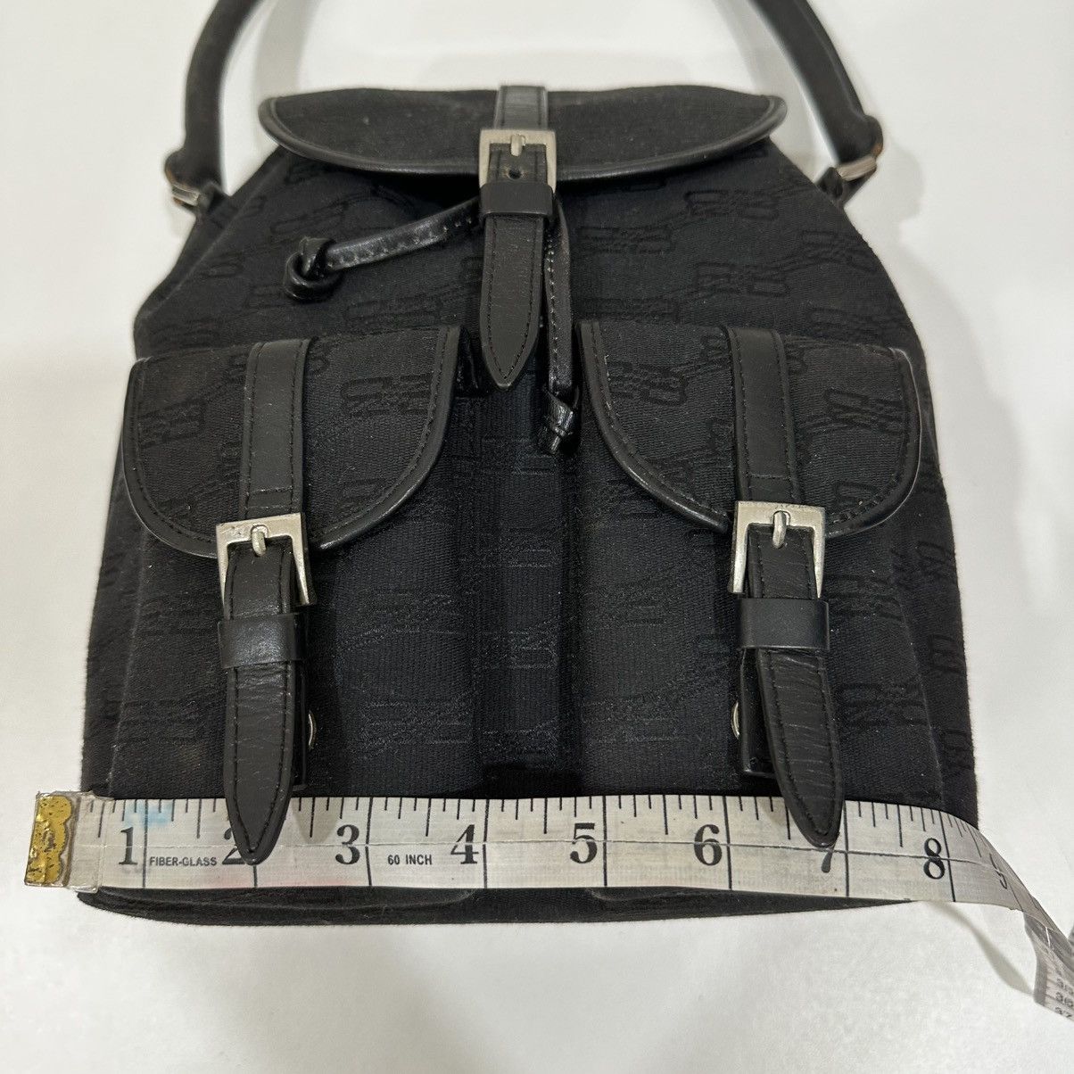 Balenciaga ‼️LD‼️ BALENCIAGA PARIS BB MONOGRAM DRAWSTRING SHOULDER BAG Size ONE SIZE - 9 Thumbnail