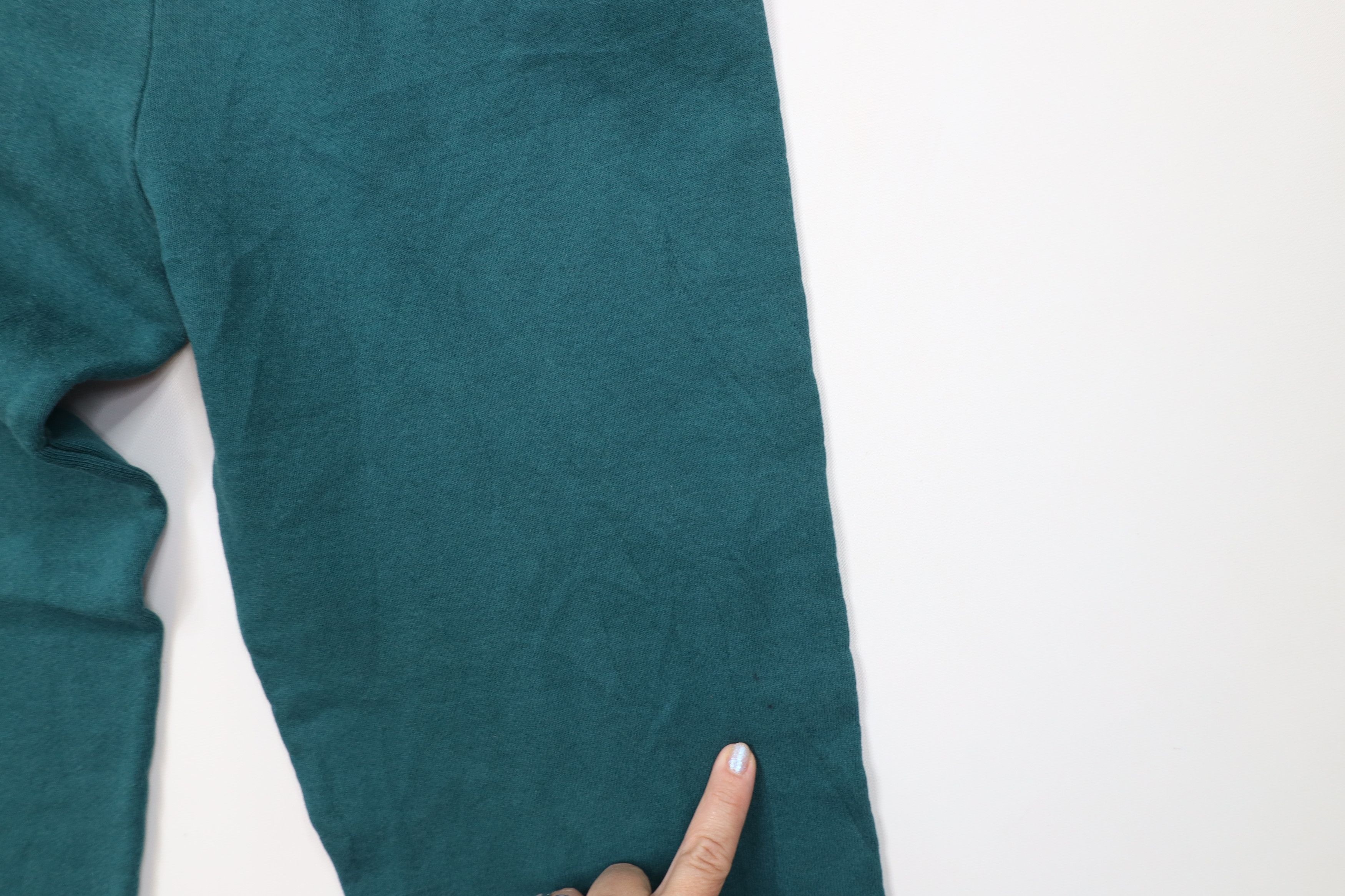 Vintage Vintage 90s Streetwear Blank Sweatpants Joggers Green USA Size US 34 / EU 50 - 6 Thumbnail