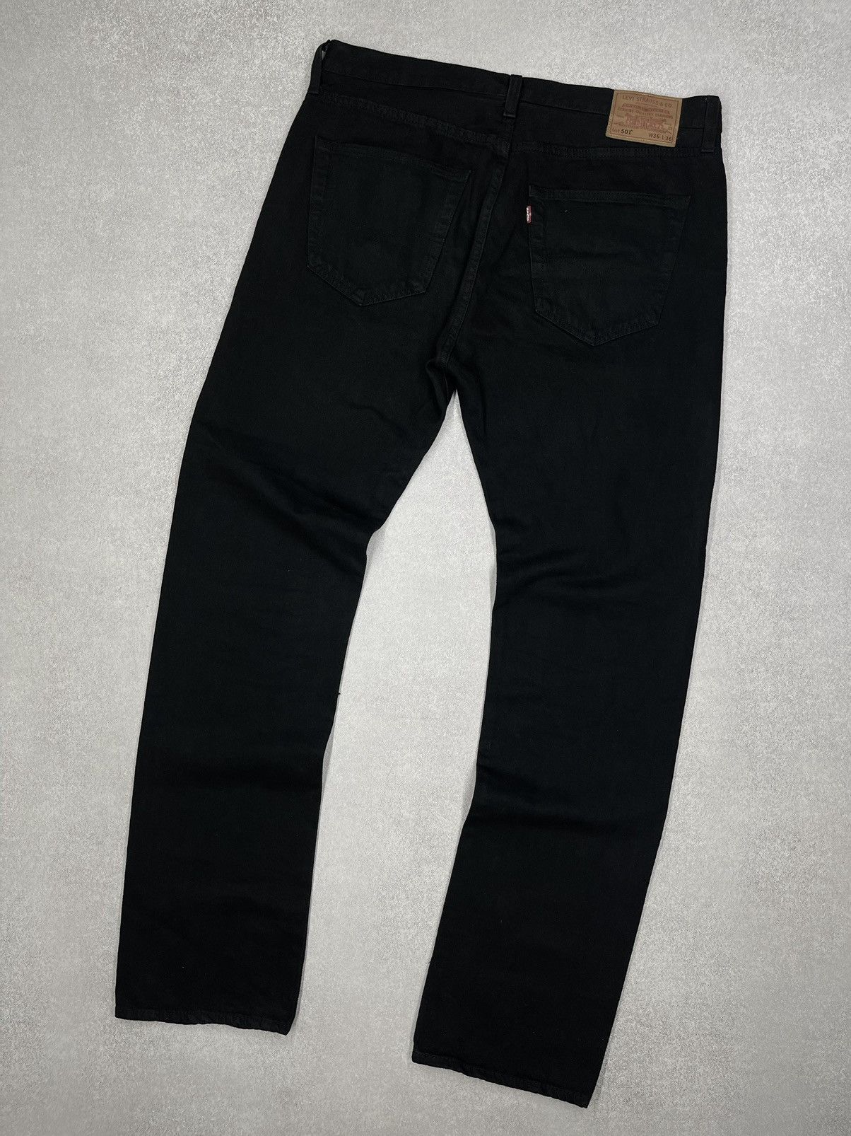 Levi's Mens Levis 501 Premium Black Denim Jeans Size US 36 / EU 52 - 1 Thumbnail
