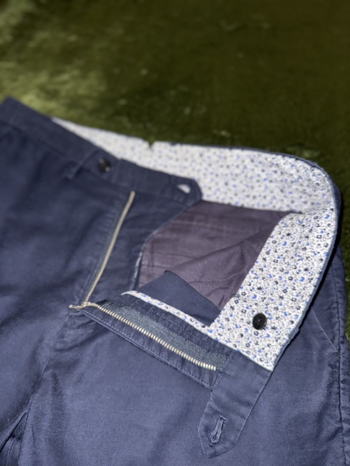 Beams Japan [M] Beams Japan Cotton Chino Half Shorts Navy Size US 32 / EU 48 - 3 Thumbnail