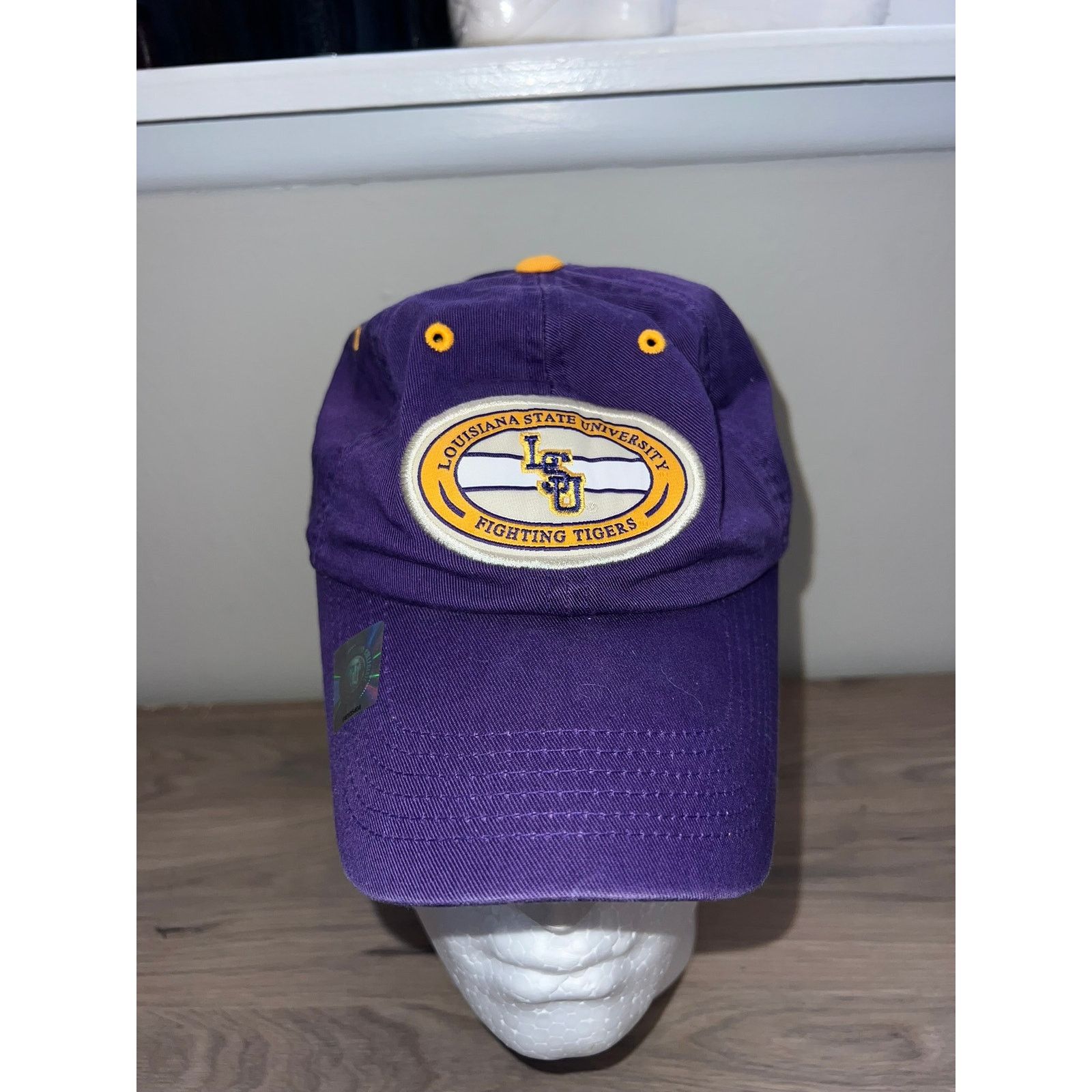 NCAA NCAA LSU Hat Silver Series Fighting Tigers Cap Headwear OS Size ONE SIZE - 1 Thumbnail