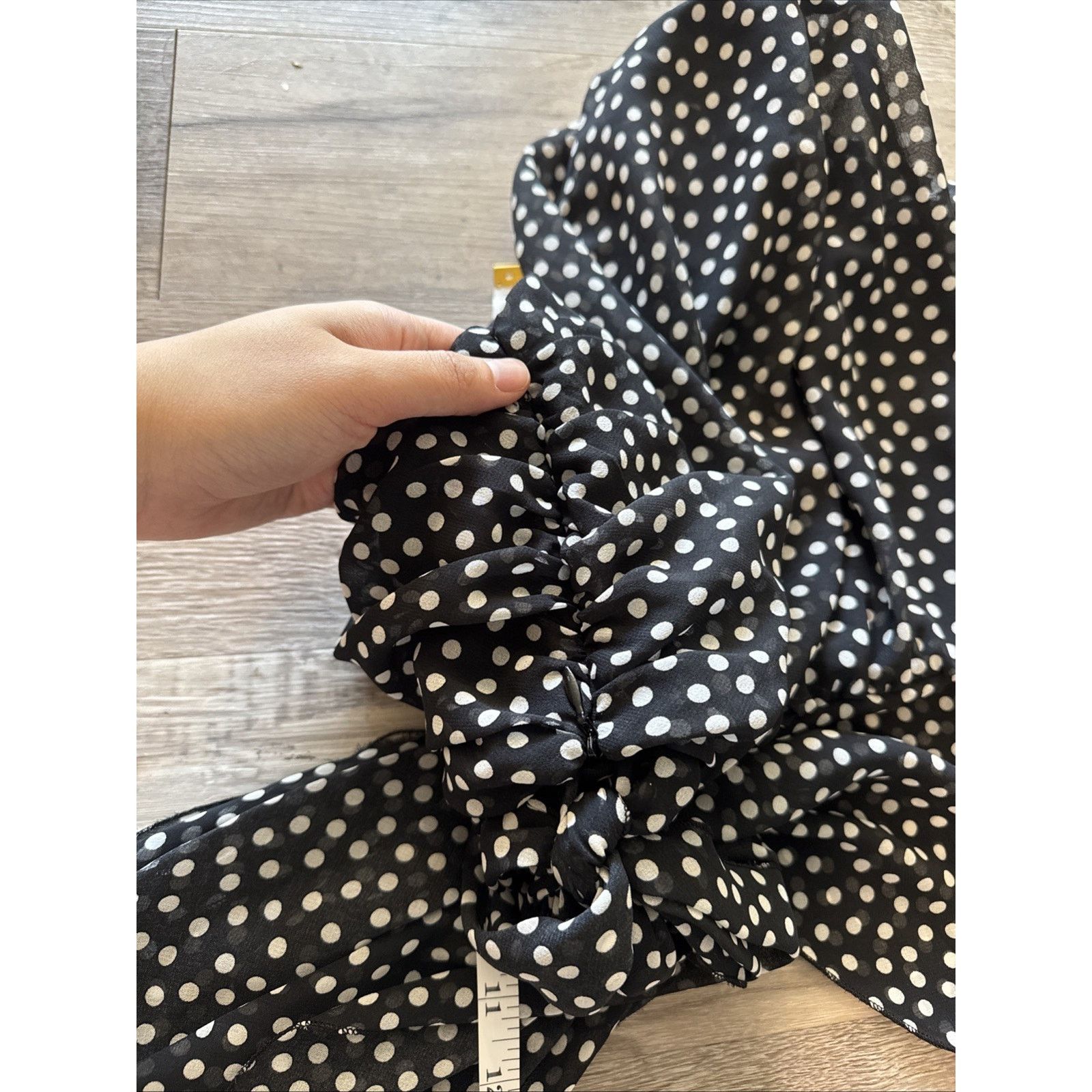 Zara Zara Asymmetric Polka Top Size Xs Brand New With Tag Size XS / US 0-2 / IT 36-38 - 7 Thumbnail