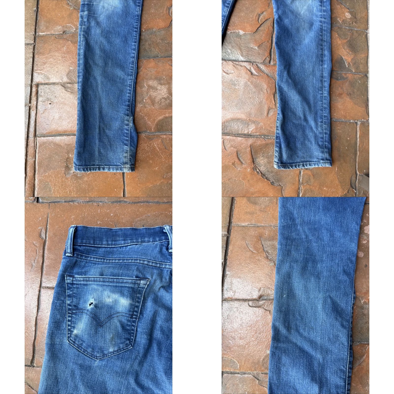 Levi's Levi's Jeans 511 White Oak Cone Denim Distressed 34x34 Blue Regular Men Size US 34 / EU 50 - 8 Thumbnail