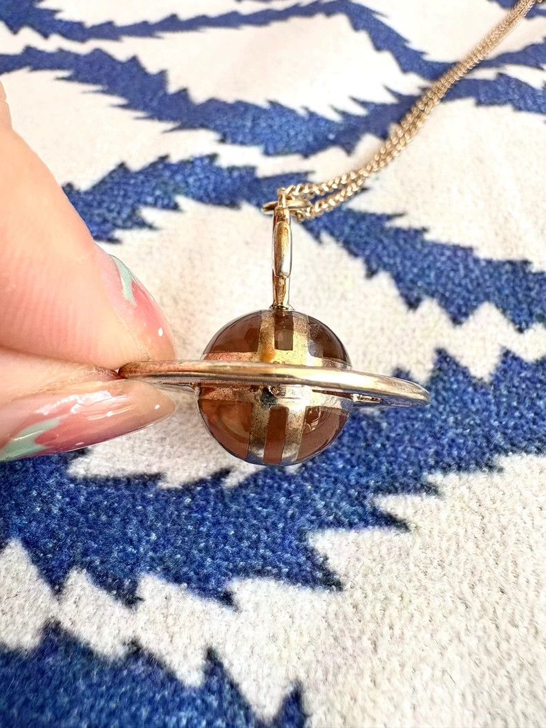 Vivienne Westwood Vivienne Westwood Vintage Pink Jelly Orb Planet Necklace Size ONE SIZE - 3 Thumbnail