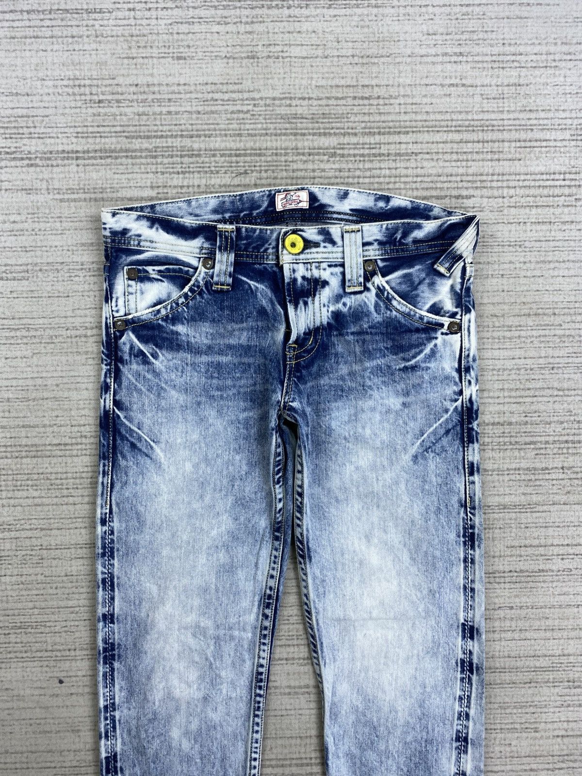 If Six Was Nine × Japanese Brand × Vintage Vintage Rodeo Crown Wash Blue Jeans Pants Size US 31 - 8 Thumbnail