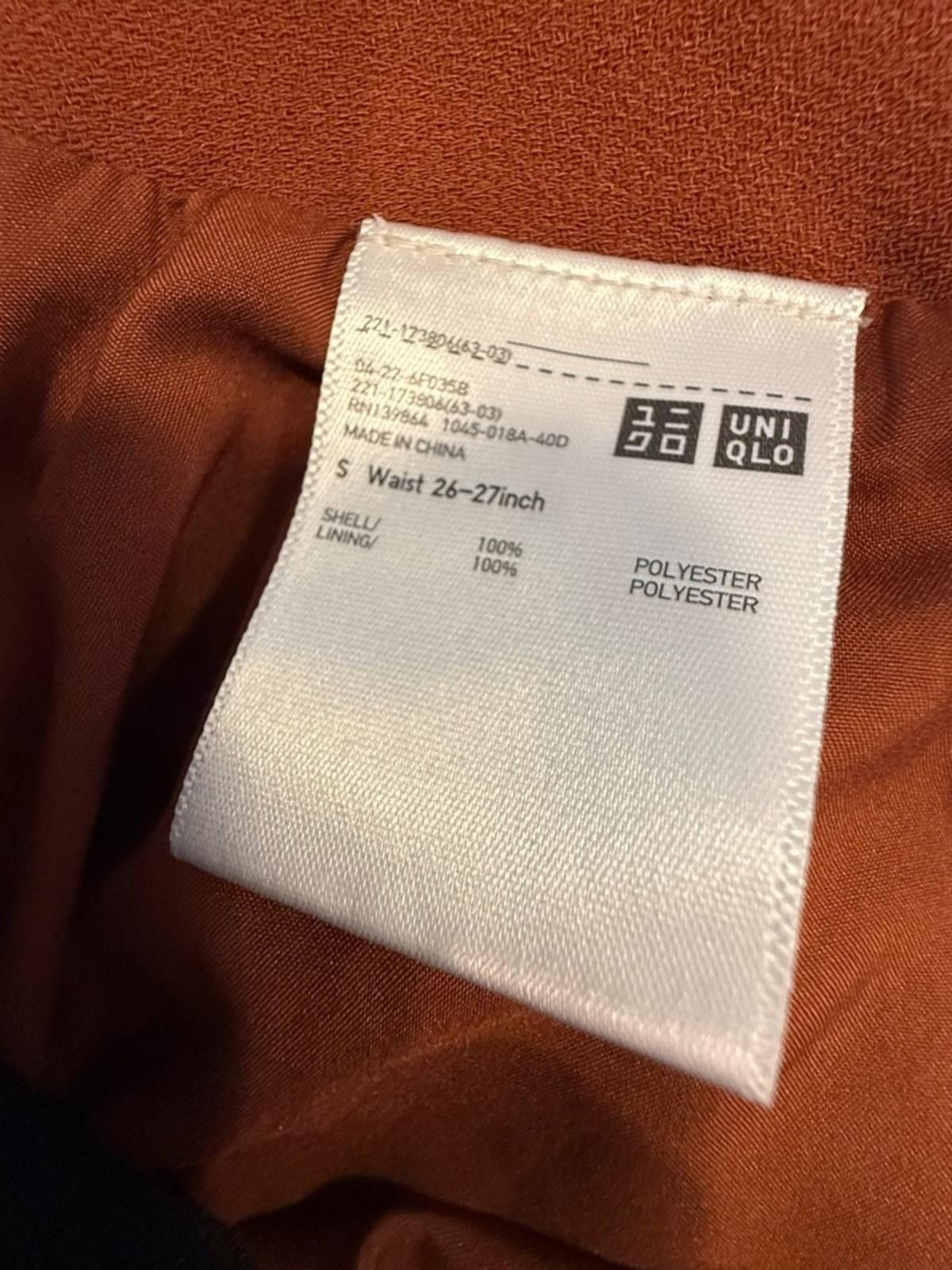 Other Uniqlo pleated midi skirt in a reddish brown SZ 6 Size 28" / US 6 / IT 42 - 7 Thumbnail