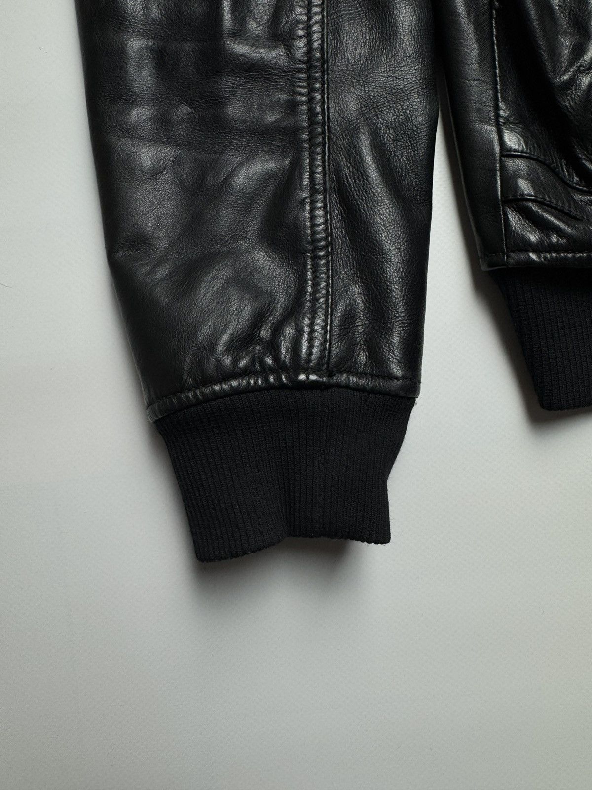 Joop! JOOP! Premium Leather Bomber Jacket w/ Lampo Zippers Size US M / EU 48-50 / 2 - 3 Thumbnail
