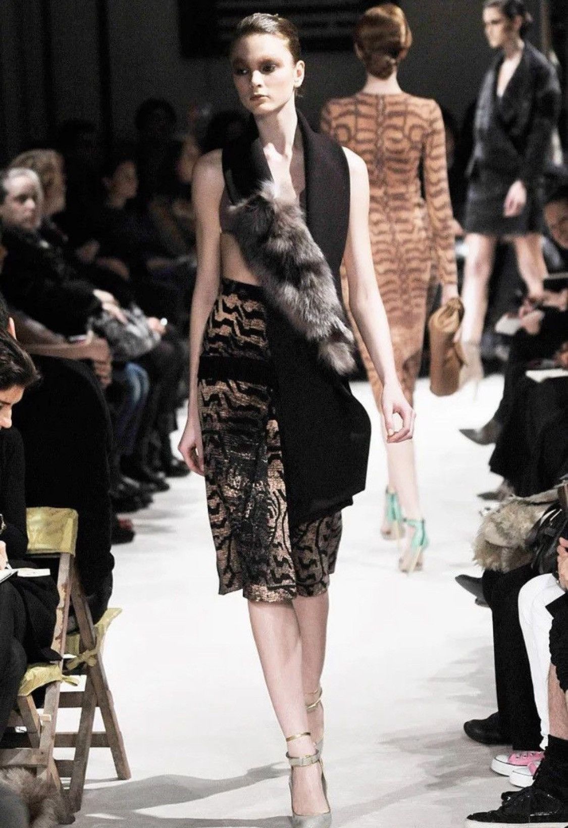 Miu Miu Vintage Miu Miu Runway Fall 2009 Mini Skirts Size 24" / US 00 / IT 34 - 9 Thumbnail
