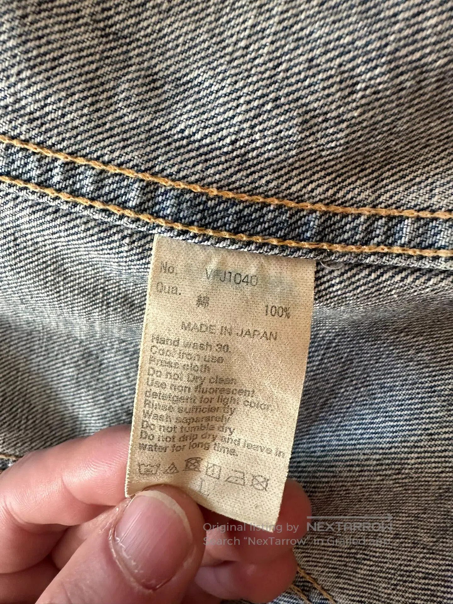 Vanquish Vanquish Denim Distressed Jacket. Size US M / EU 48-50 / 2 - 5 Thumbnail