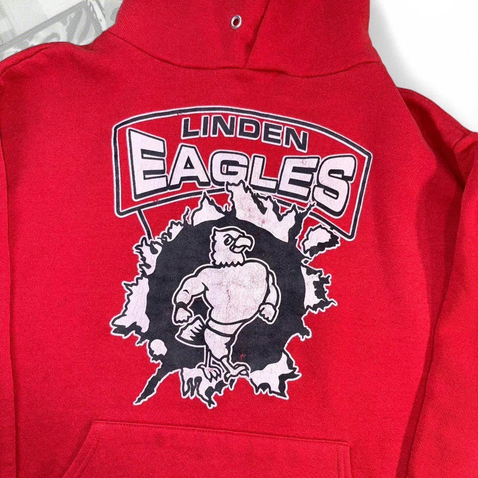 & Other Stories Red Vintage University Mascot Graphic Pullover Hoodie Size US S / EU 44-46 / 1 - 2 Thumbnail