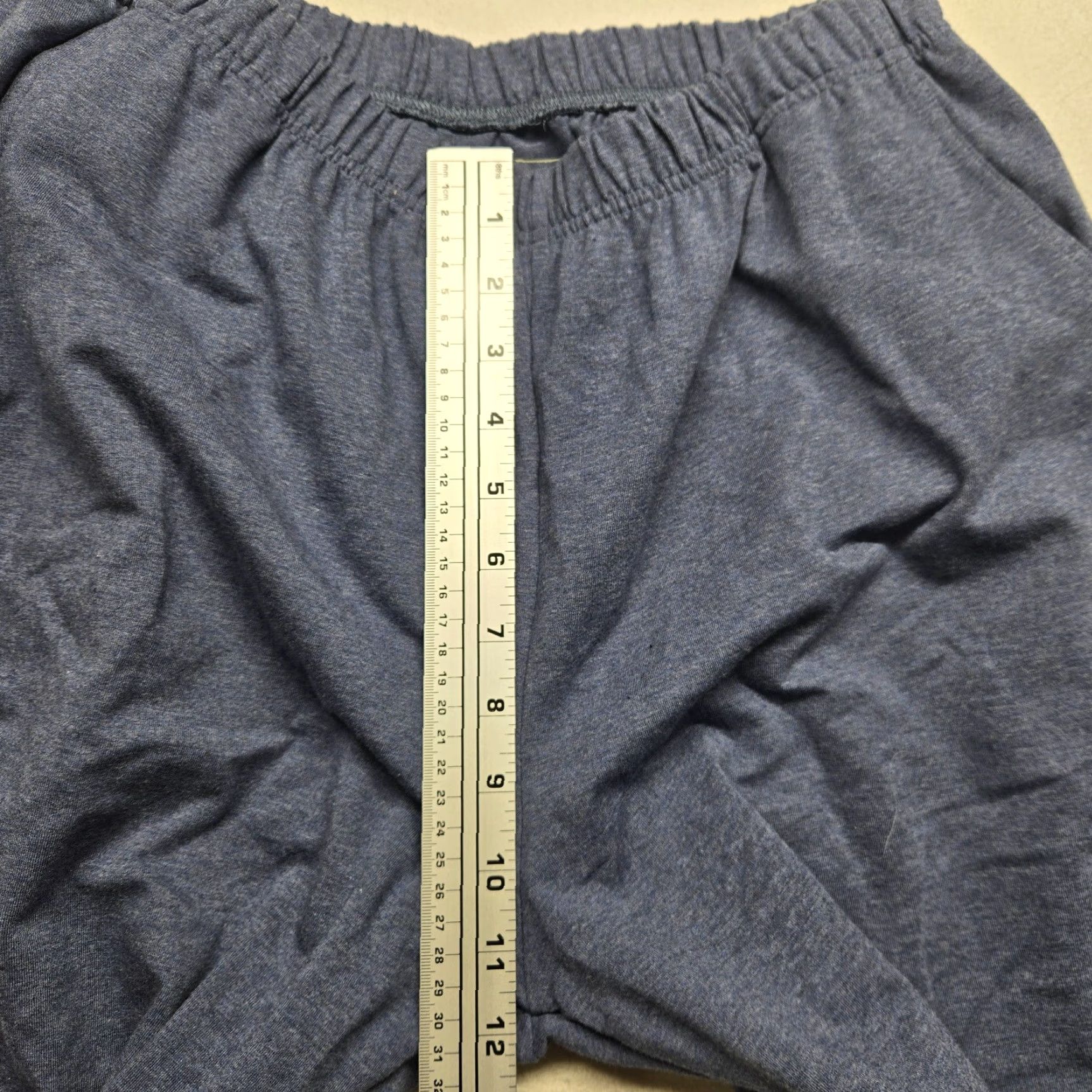 Vintage L.L. Bean Pants Solid Blue Straight Leg Pull On Pockets Lounge Cotton L Large Womens Size 36" / US 14 / IT 50 - 6 Thumbnail