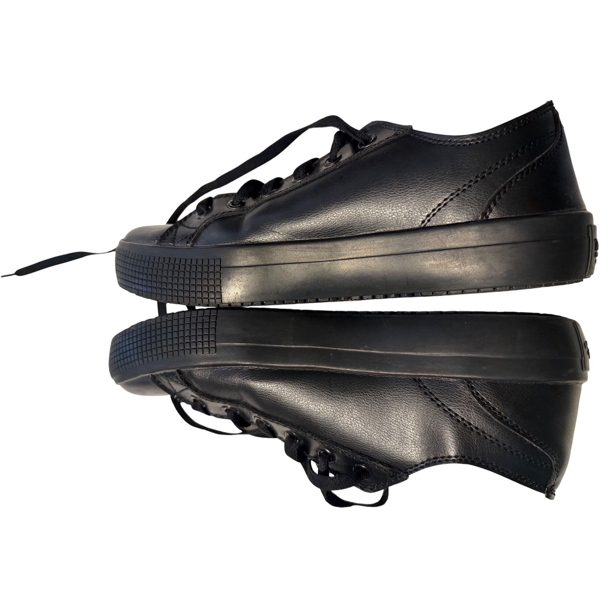 Other TredSafe Black Slip-Resistant Mens Lace-Up Work Shoes Size 1 Size US 10 / EU 43 - 7 Thumbnail