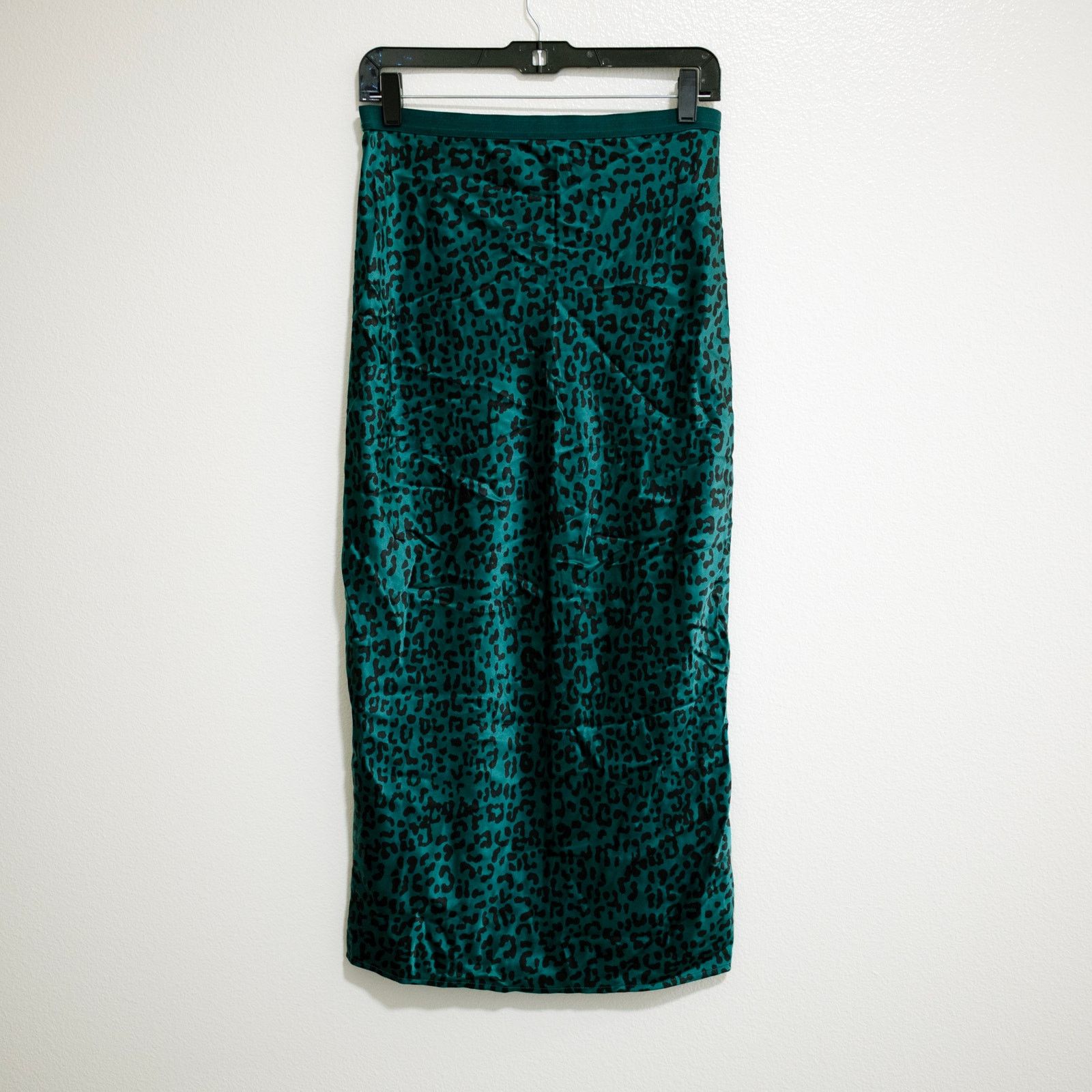 CAMI NYC Cami NYC Jessica Skirt Emerald Leopard Print Size 27" / US 4 / IT 40 - 4 Thumbnail