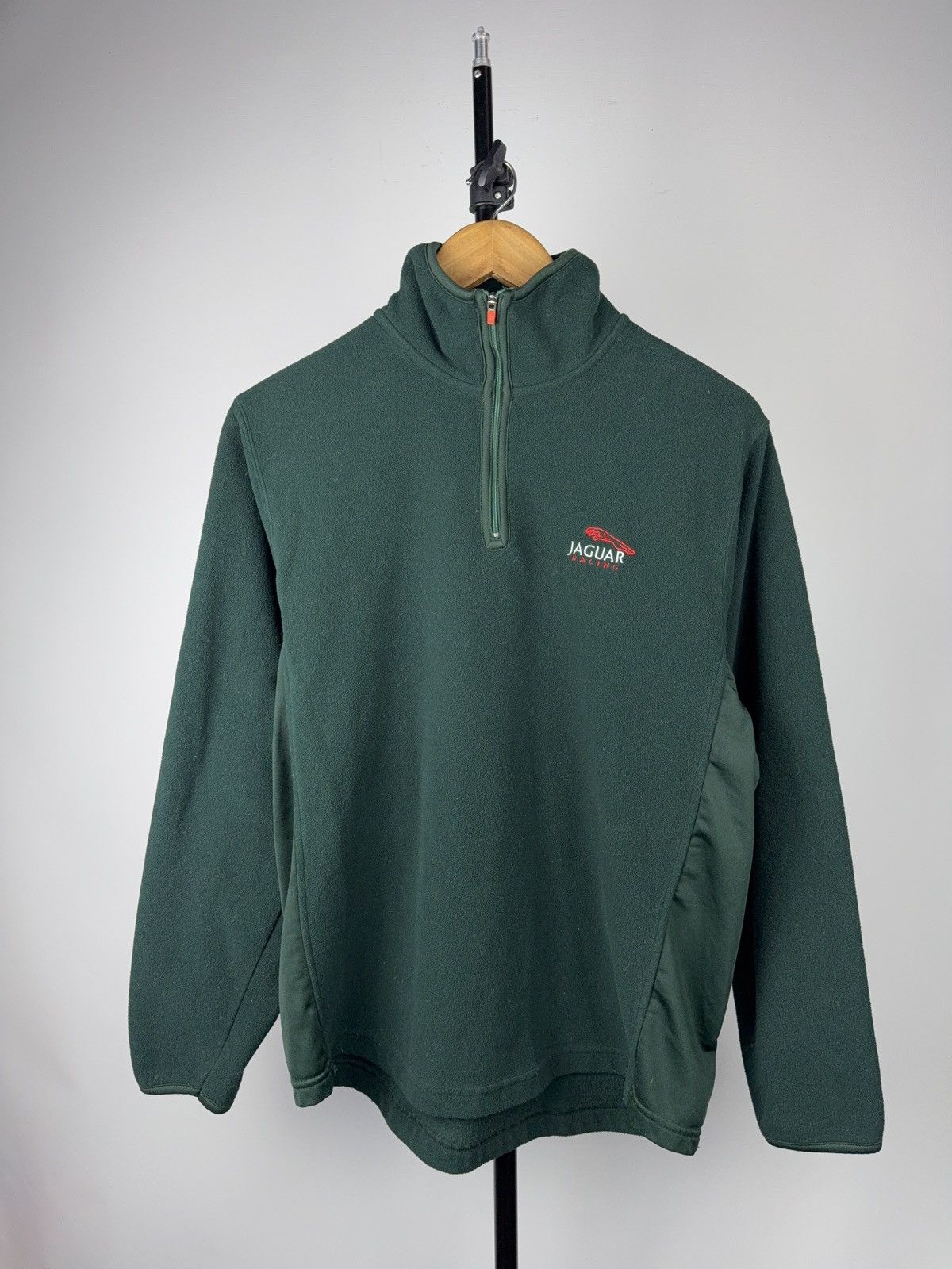 Formula 1 00s Formula One 1 Vintage Jaguar Racing Half Zip Fleece Size US M / EU 48-50 / 2 - 1 Thumbnail
