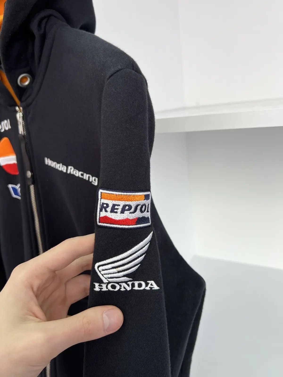 Honda × Vintage Vintage Vintage Racing Honda Repsol Big Logo Zip Hoodie Size US S / EU 44-46 / 1 - 6 Thumbnail