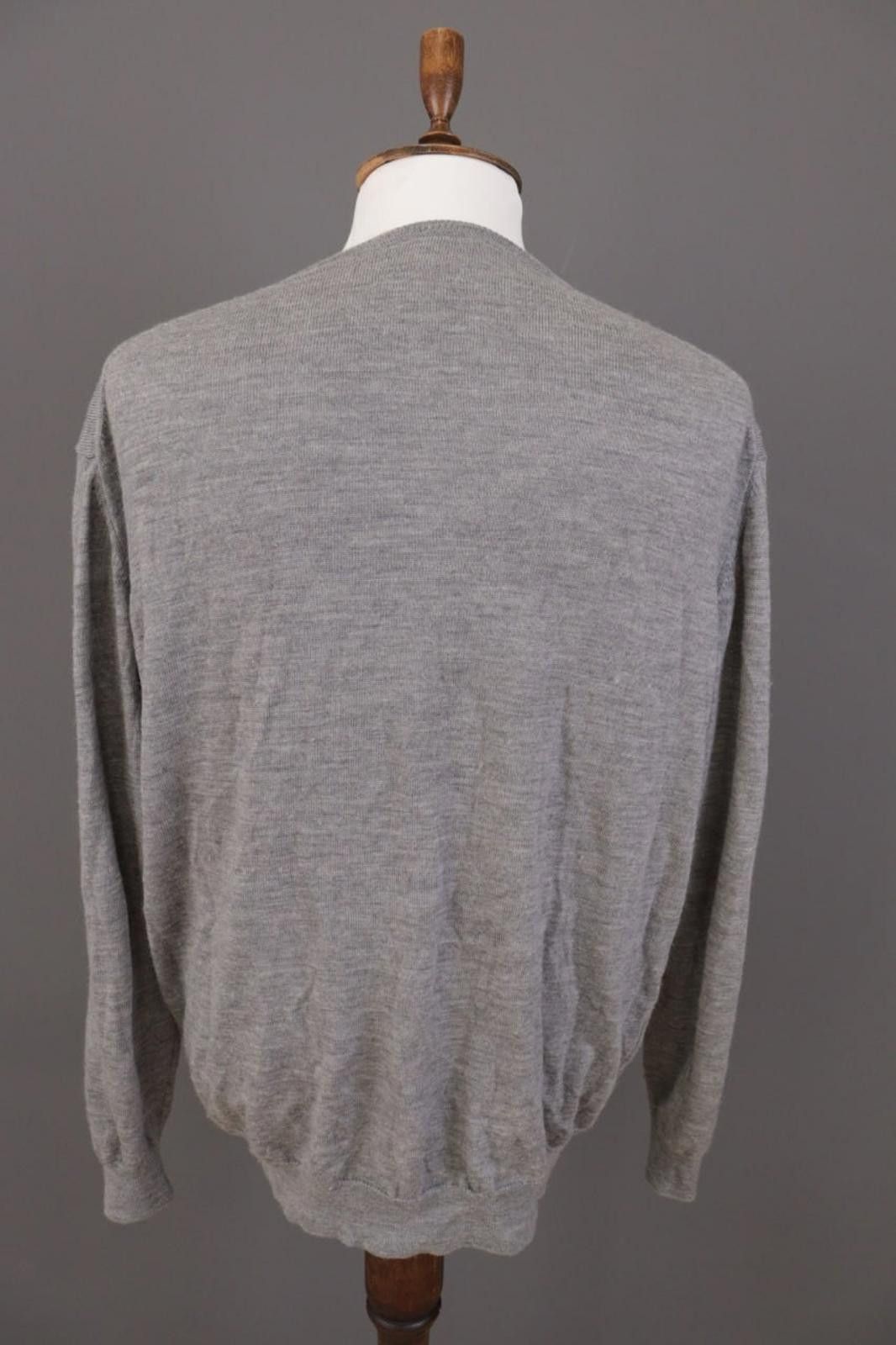 Lacoste Lacoste Gray Wool Knit Cewq Neck Long Sleeve Sweater Size 7 Size US M / EU 48-50 / 2 - 8 Thumbnail