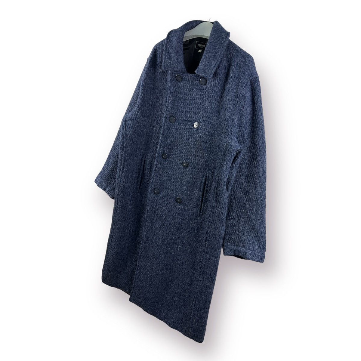 Fiorucci 🔥 FIORUCCI UOMO ITALIAN WOOL DOUBLE BREAST LONGCOAT Size US M / EU 48-50 / 2 - 2 Thumbnail