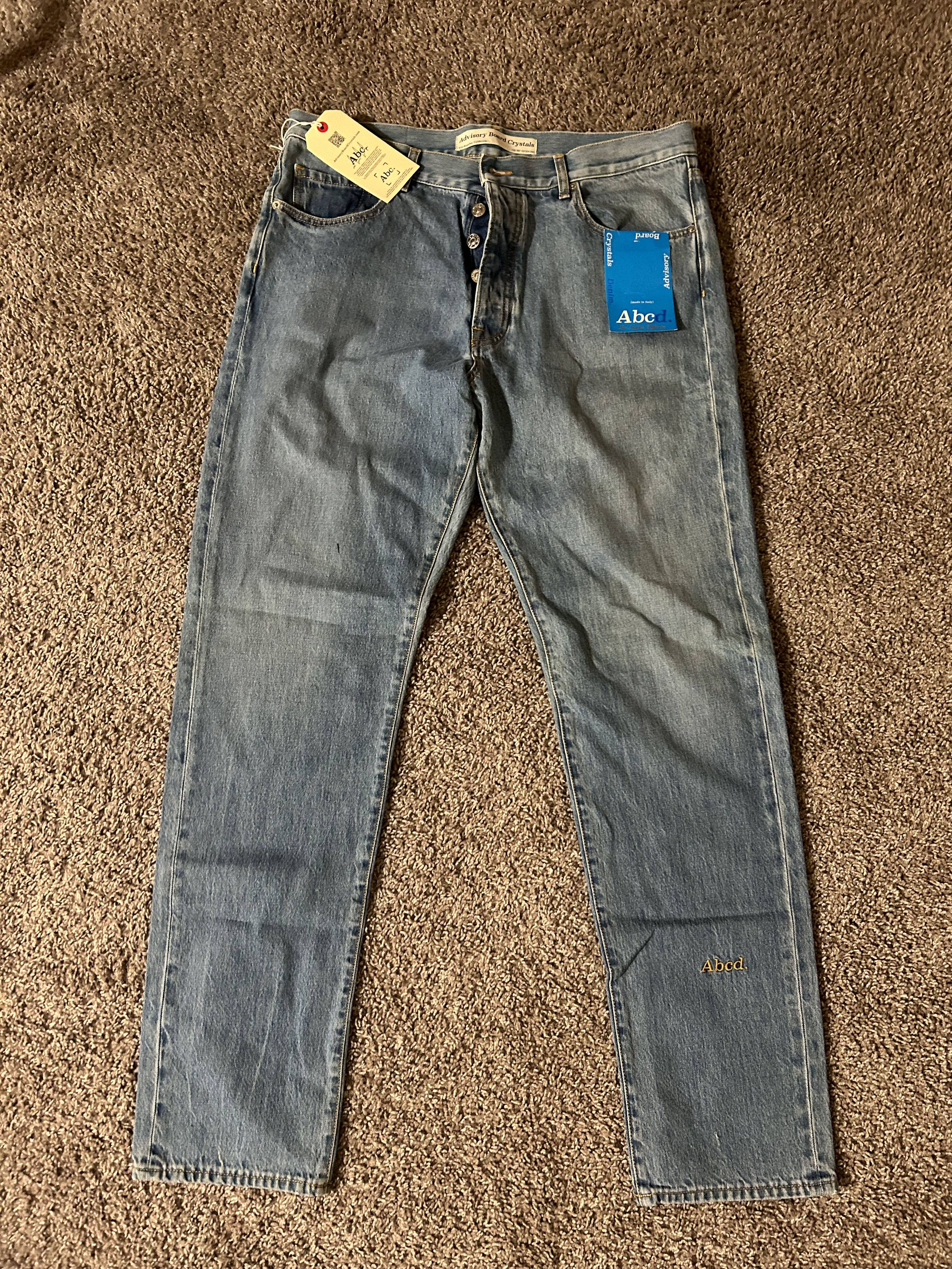 image of Advisory Board Crystals Abc. 123 Regular Fit Jeans in Light Blue, Men's (Size 36)