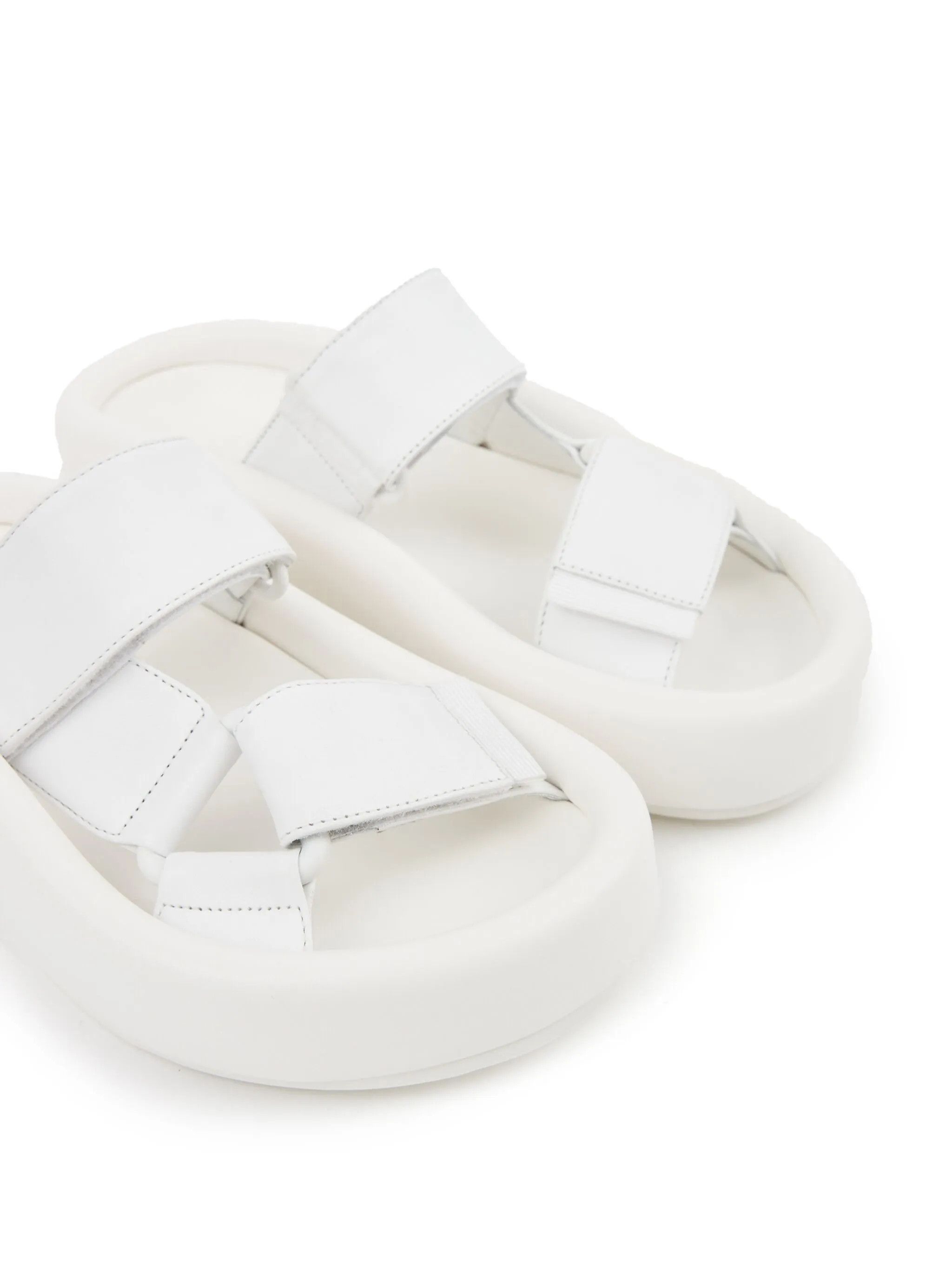 Maison Margiela oc11z1225 Weiping Leather Sandals in White Size US 9 / IT 39 - 5 Thumbnail