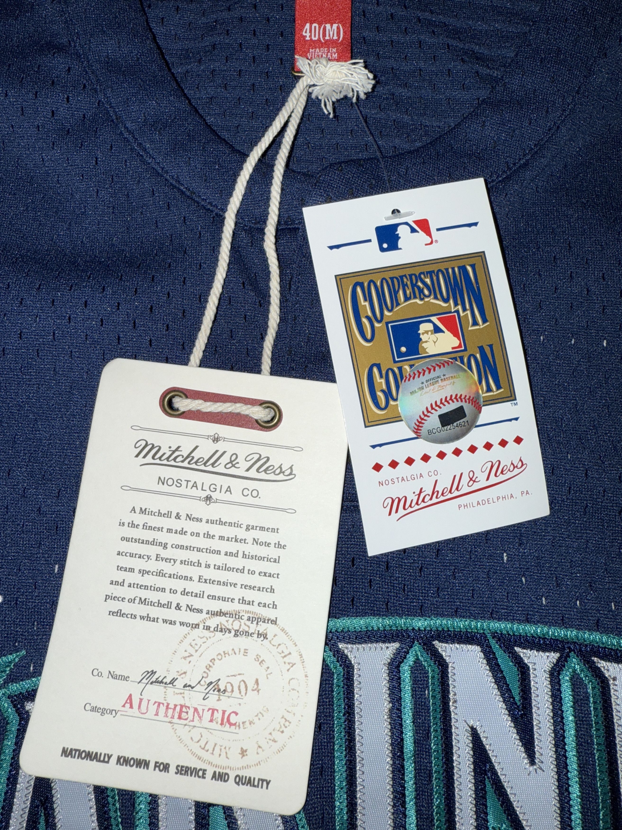 MLB × Mitchell & Ness Ken Griffey Jr. Seattle Mariner's BP Jersey *NWT* Size US M / EU 48-50 / 2 - 5 Thumbnail