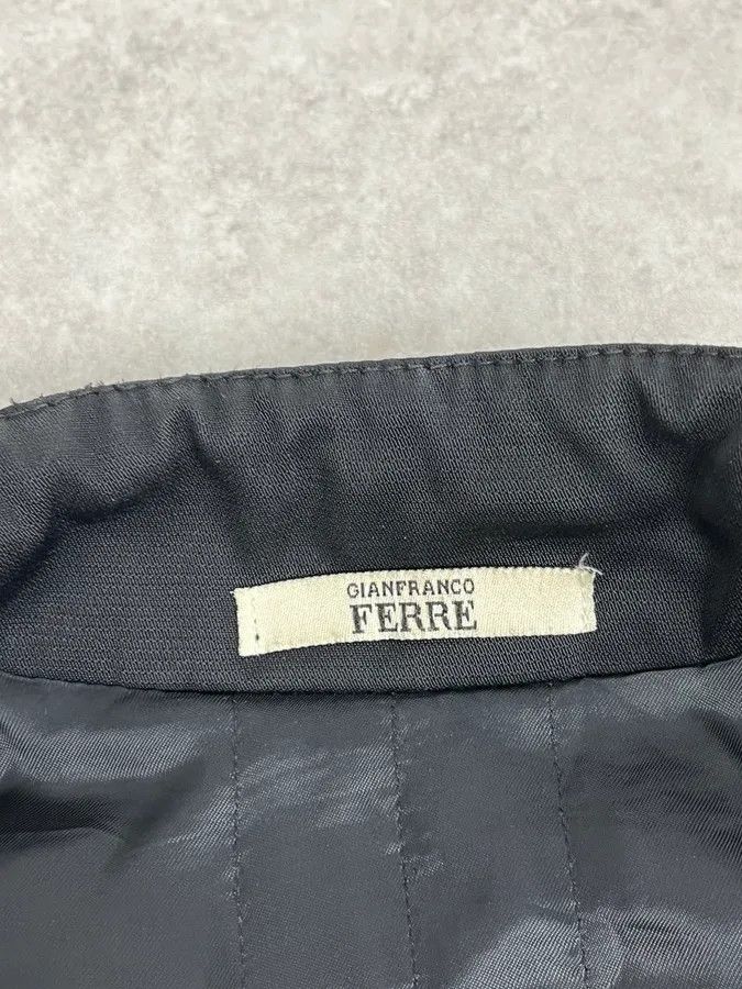 Gianfranco Ferre 2000s Gianfranco Ferré Black Nylon & Leather Bomber Jacket Size US M / EU 48-50 / 2 - 8 Thumbnail