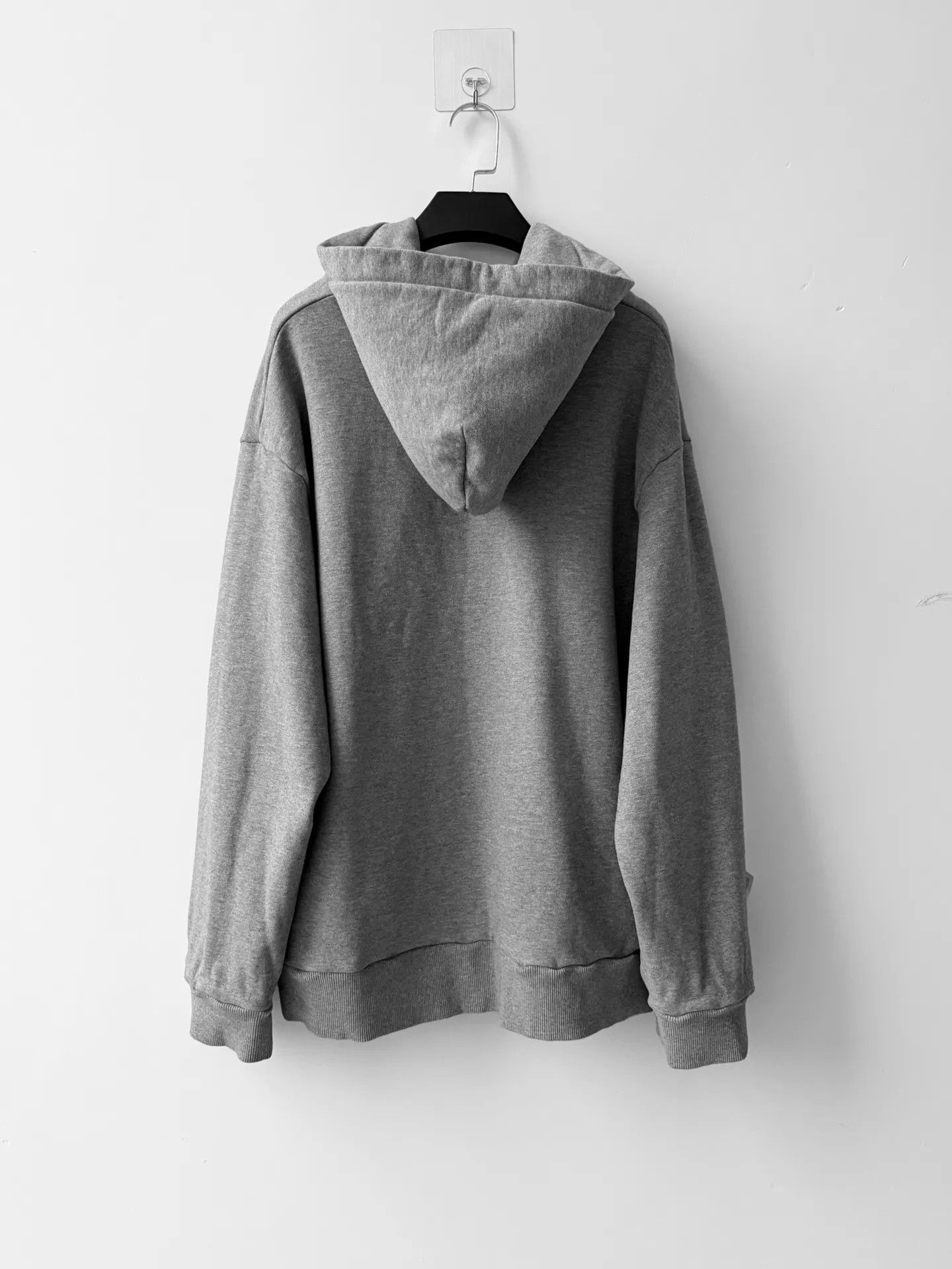 MM6 MM6 Maison Margiela F/W21 Fleece Hoodie Gray/Off-White S Size S / US 4 / IT 40 - 3 Thumbnail